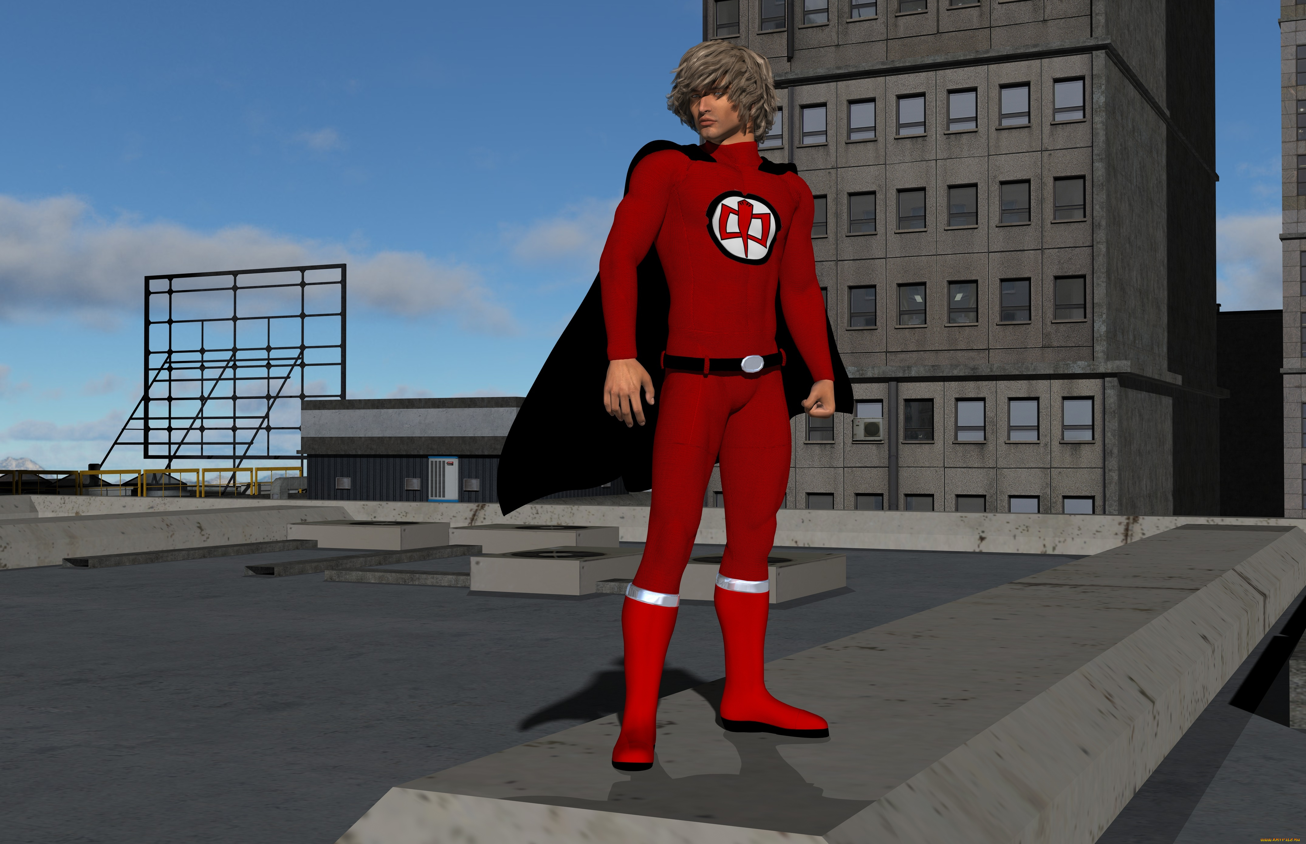 3д, графика, фантазия, , fantasy, супермен, фон, взгляд, парень