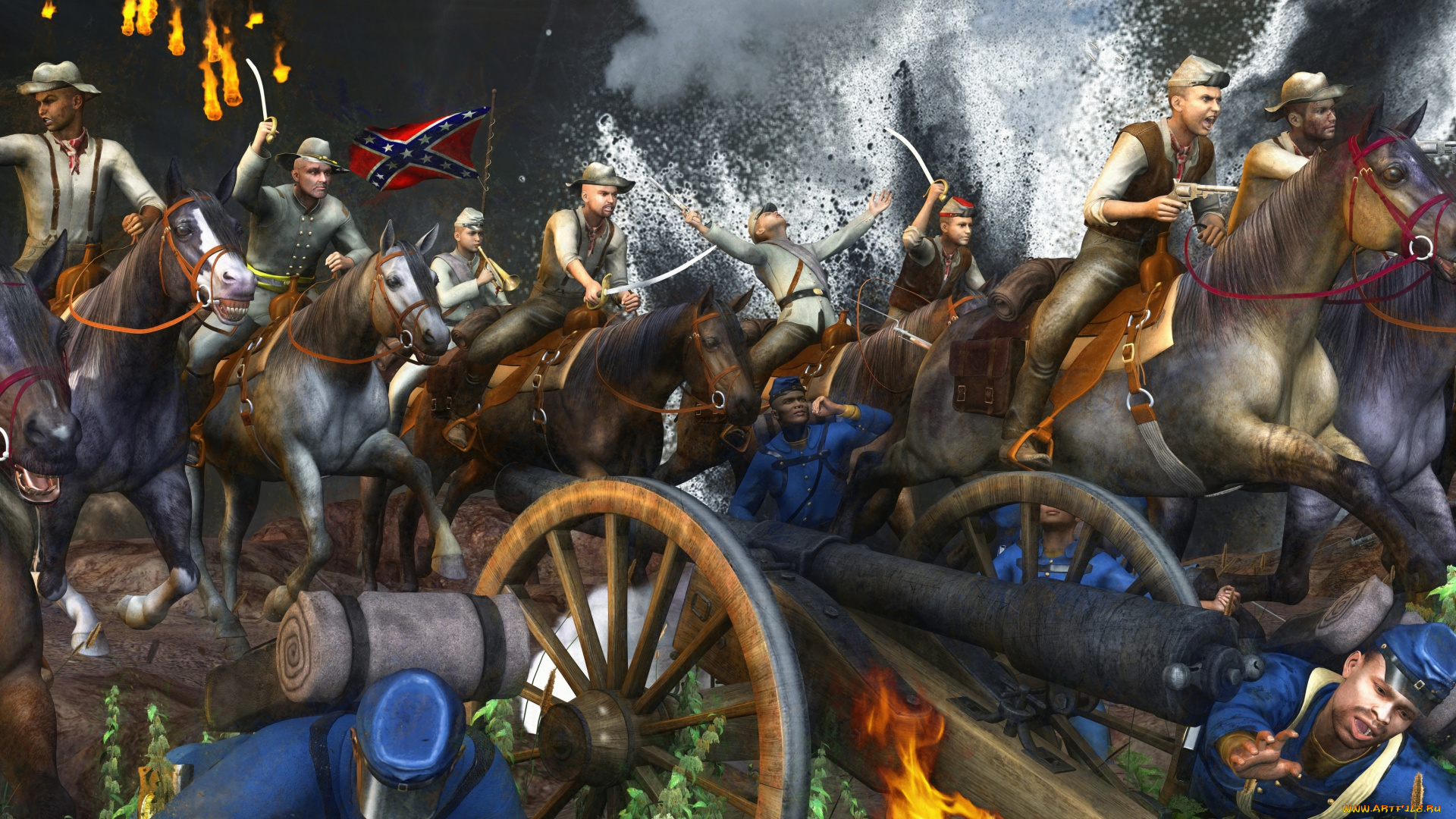 3д, графика, армия, , military, оружие, солдаты