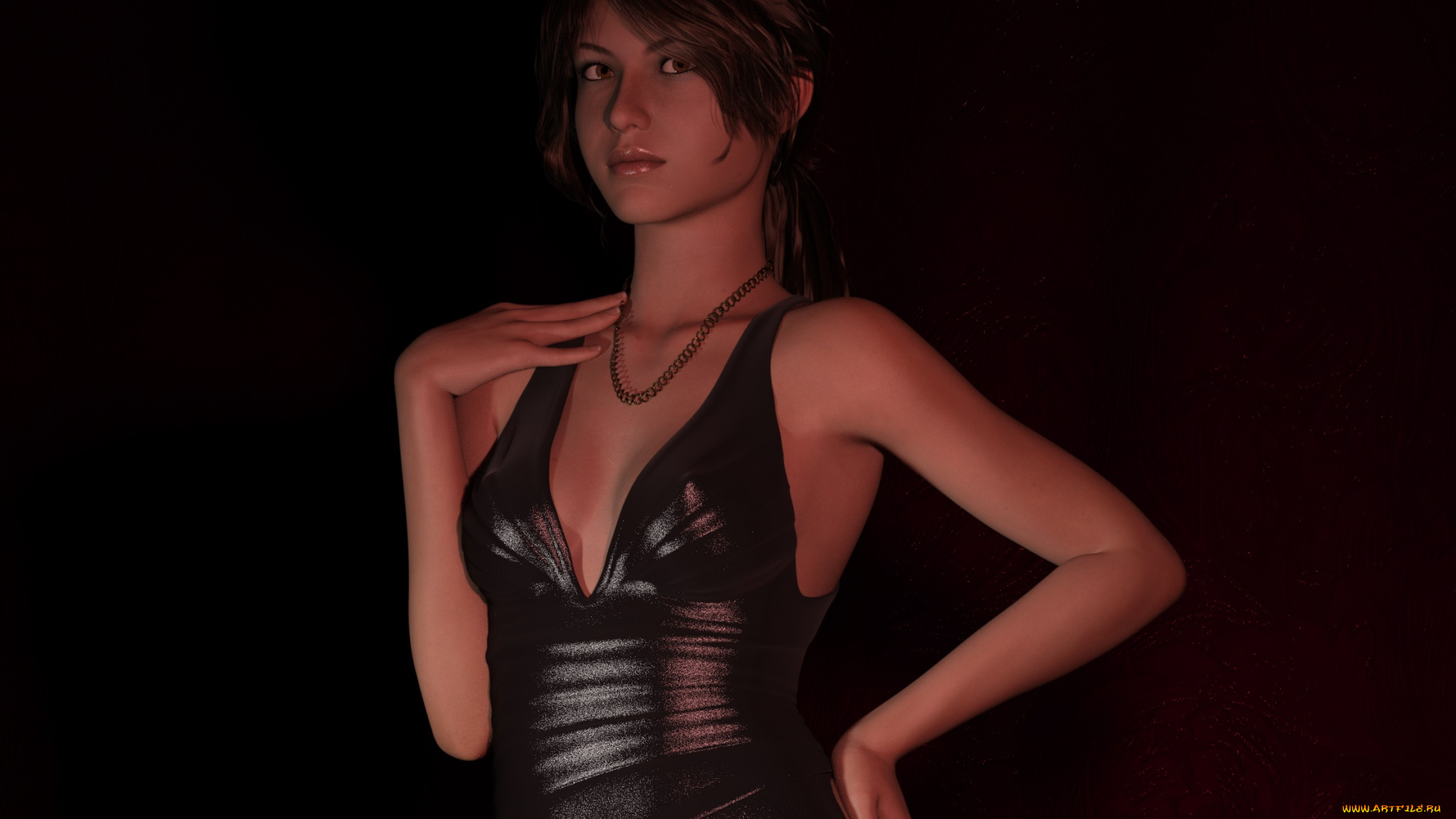 3д, графика, люди, , people, девушка, фон, взгляд