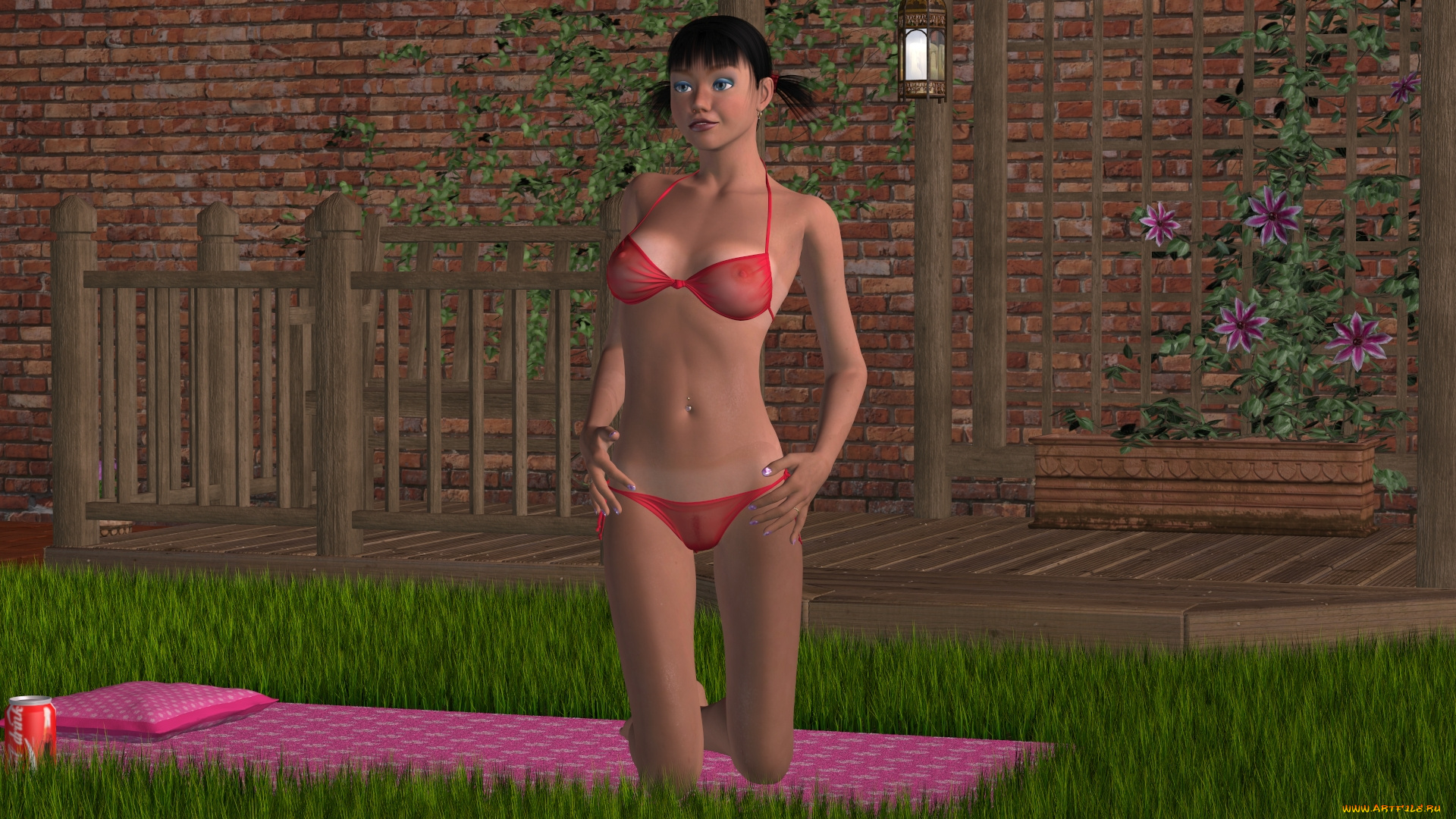 3д, графика, люди, , people, девушка, взгляд, фон