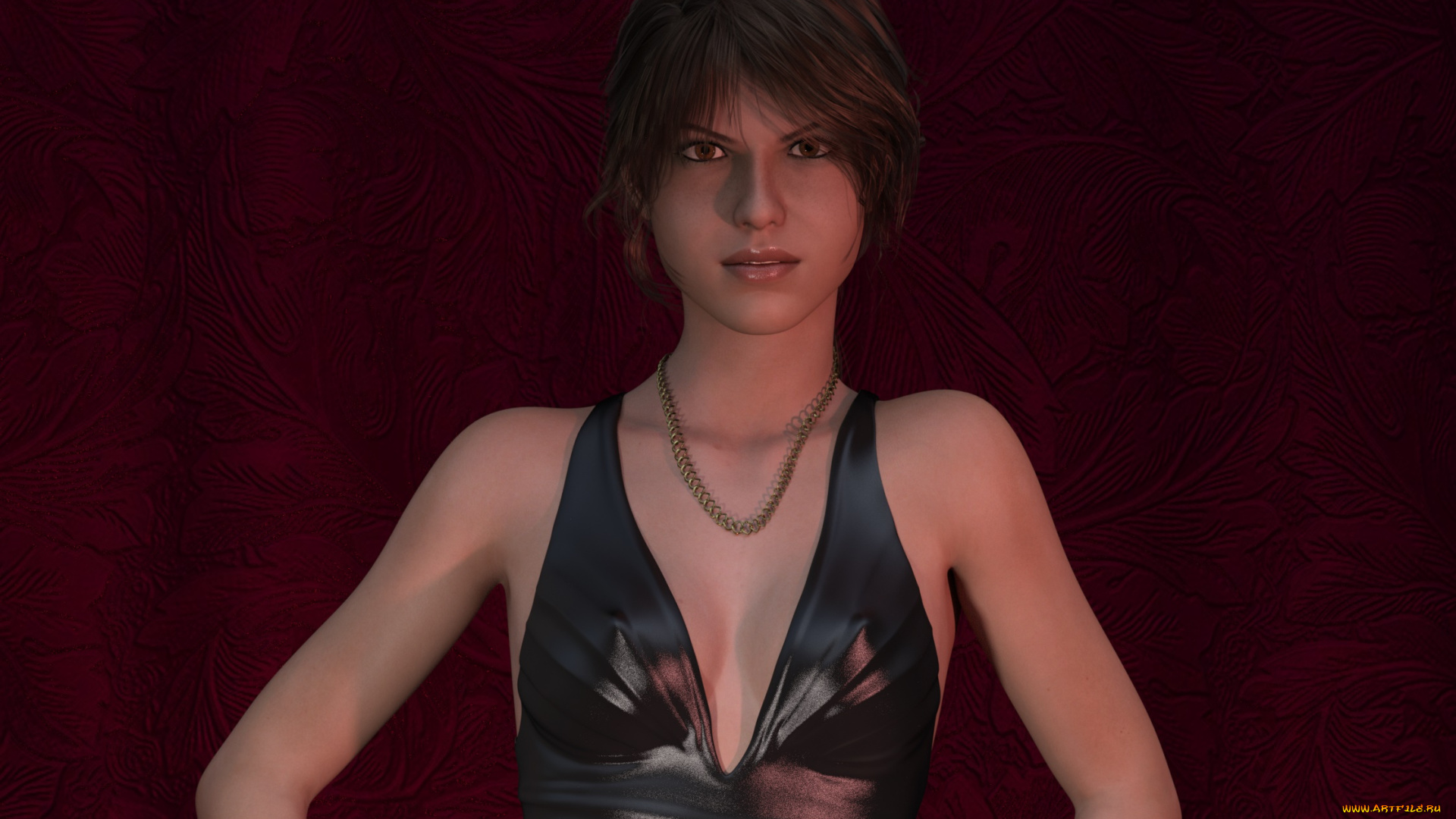 3д, графика, люди, , people, фон, взгляд, девушка