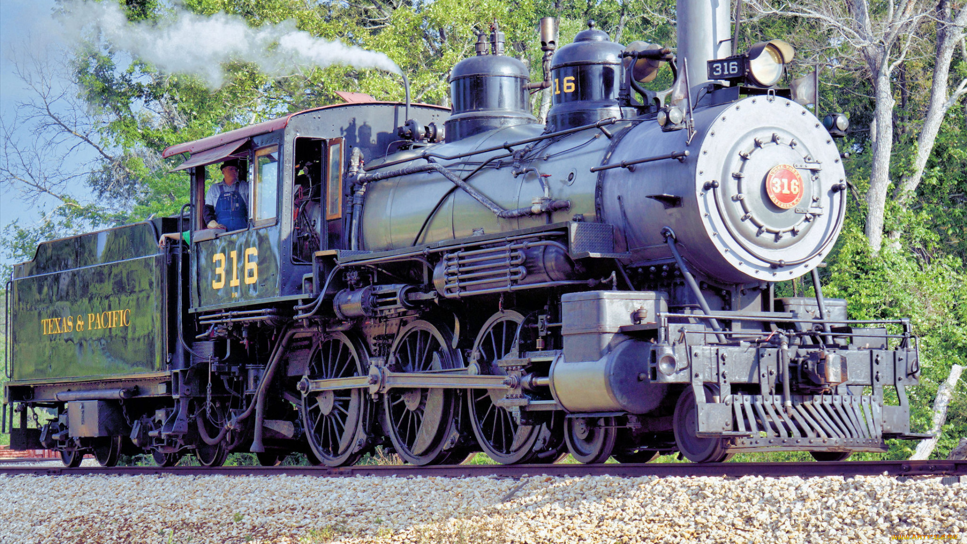 техника, паровозы, рельсы, паровоз