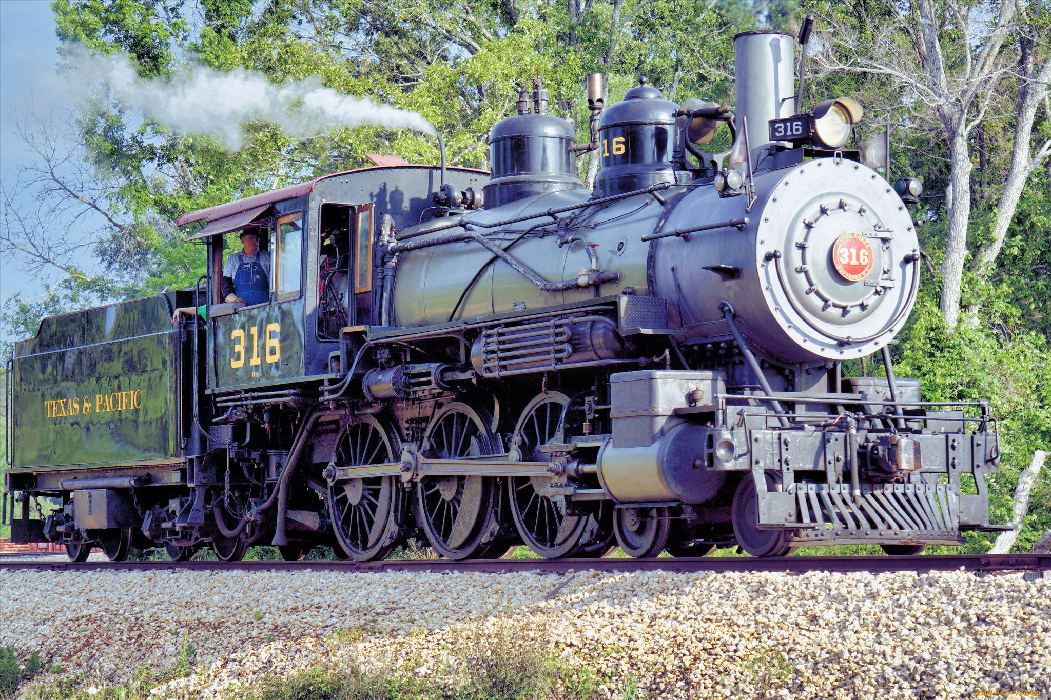 техника, паровозы, рельсы, паровоз