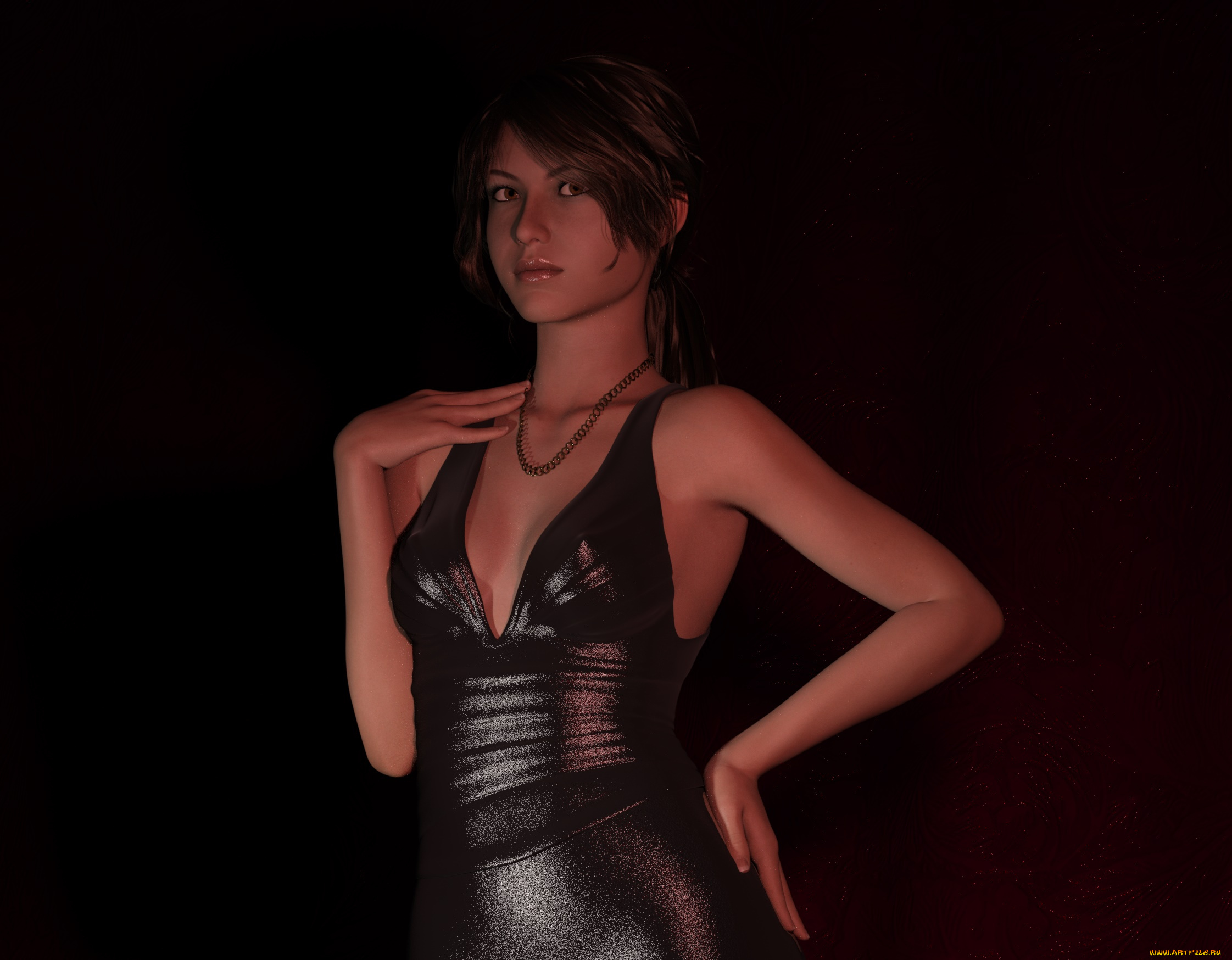 3д, графика, люди, , people, девушка, фон, взгляд