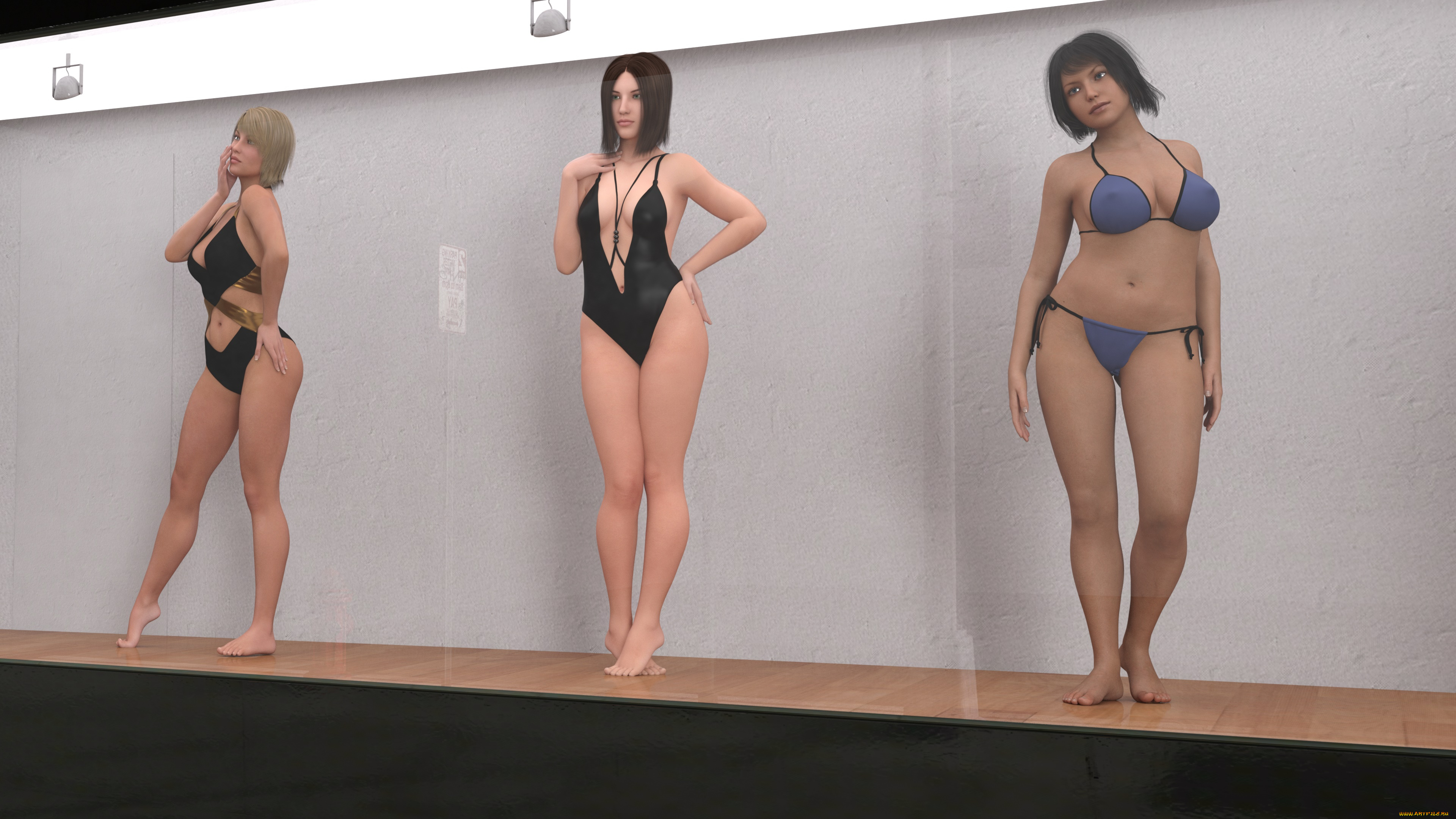 3д, графика, люди, , people, взгляд, фон, девушки