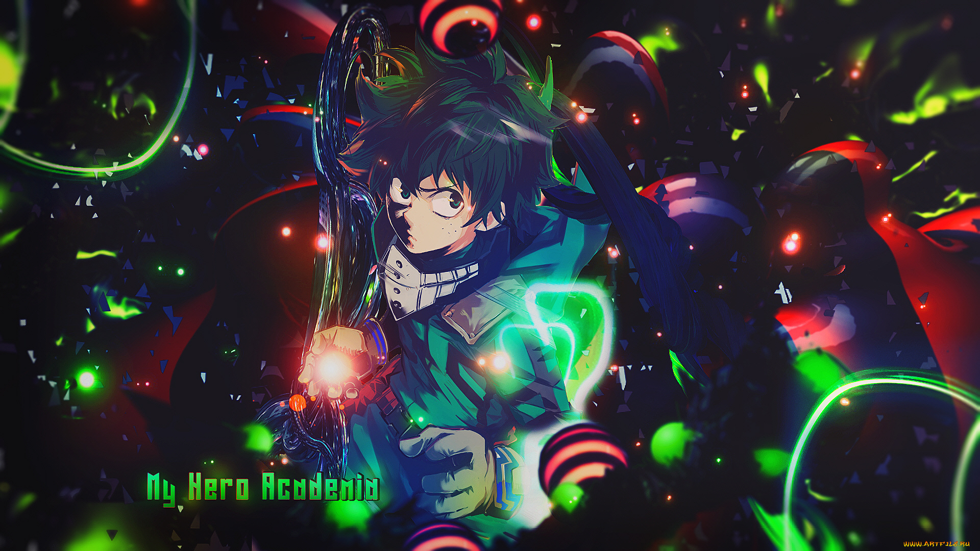 аниме, boku, no, hero, academia, моя, геройская, академия