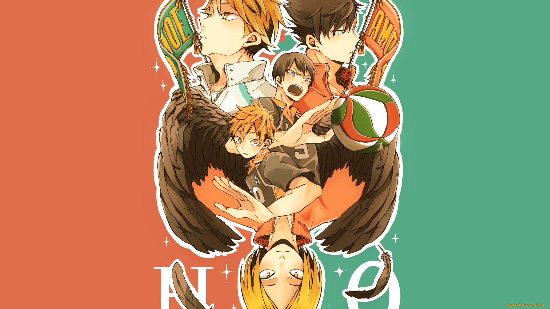 аниме, haikyuu, волейбол