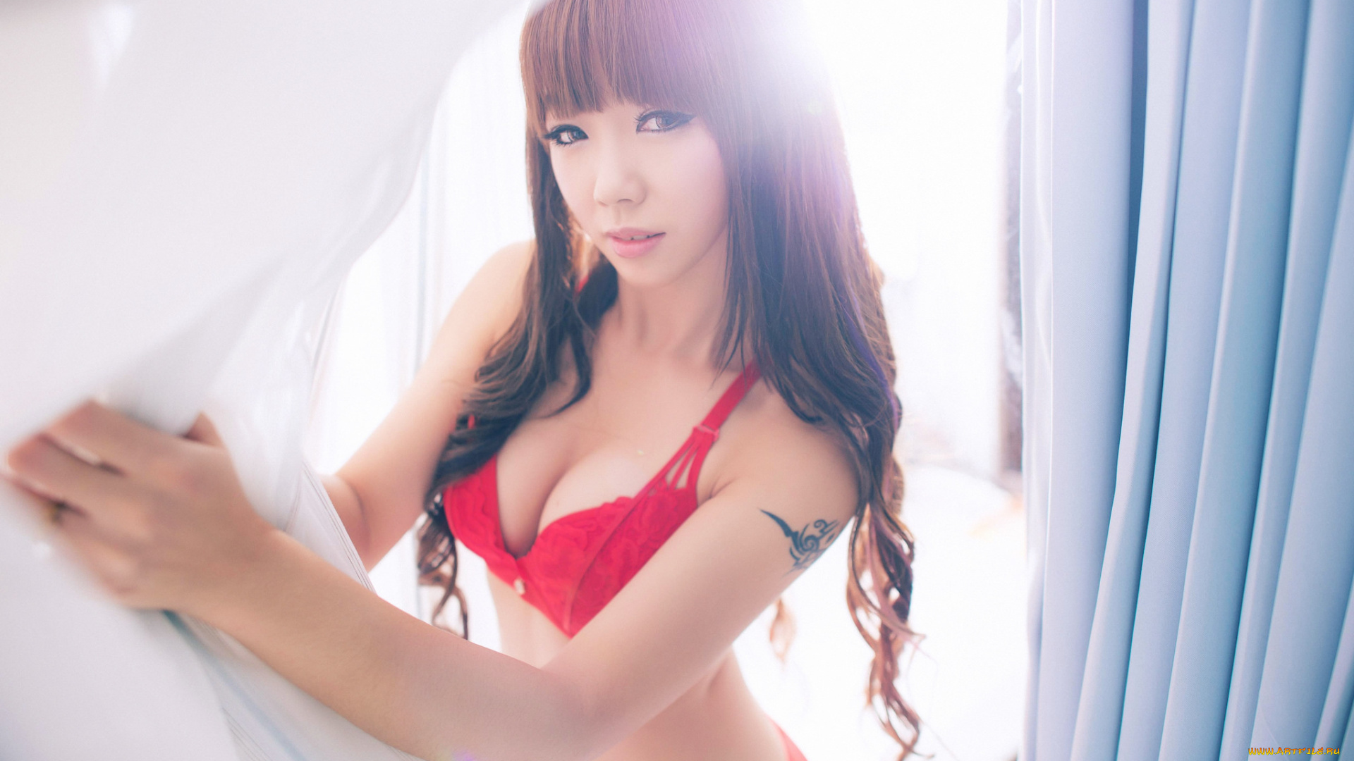 девушки, -unsort, , азиатки, девушка, азиатка, макияж, наряд, прическа, модель