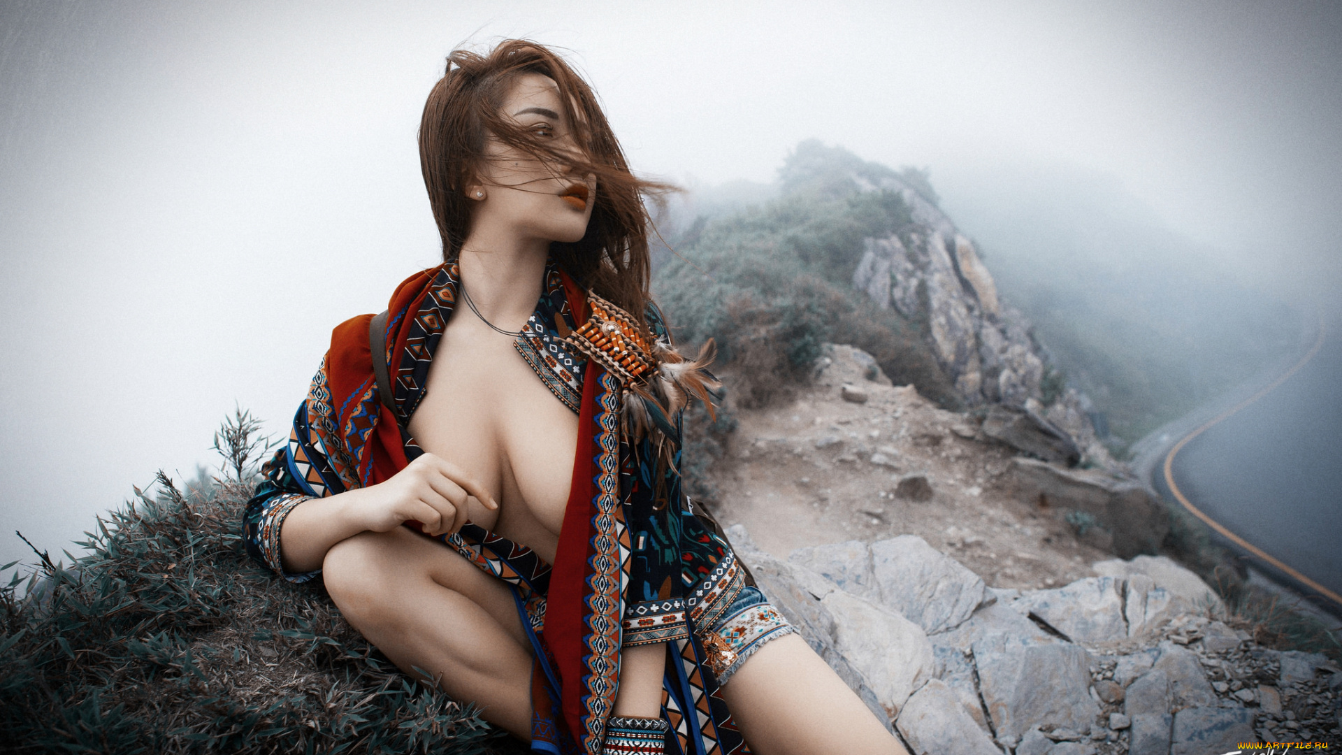 девушки, -unsort, , азиатки, грудь, модель, шатенка, азиатка, девушка