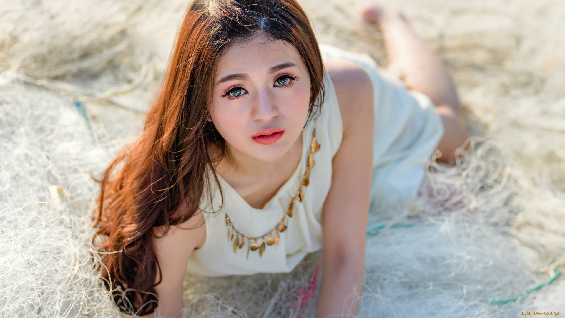 девушки, -unsort, , азиатки, наряд, платье, поза, модель, азиатка