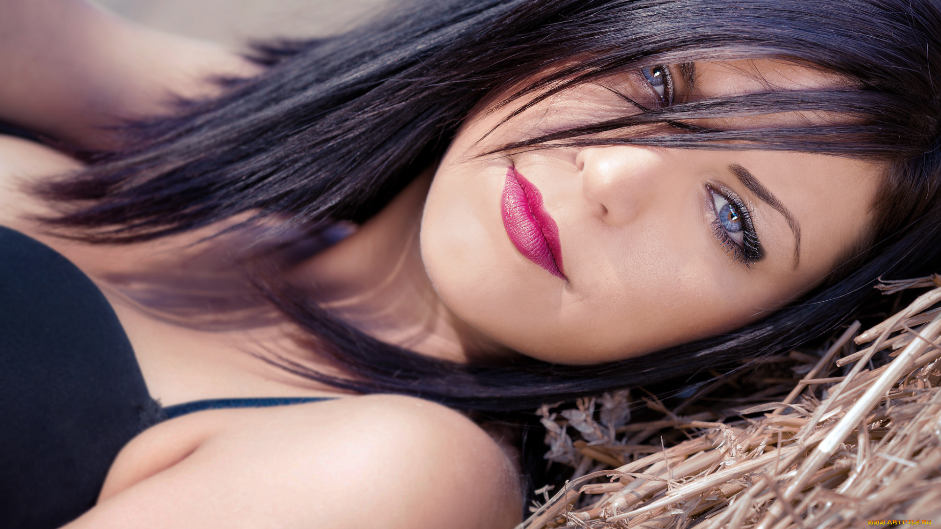 девушки, -unsort, , лица, , портреты, портрет, грудьлицо, модель, брюнетка, девушка