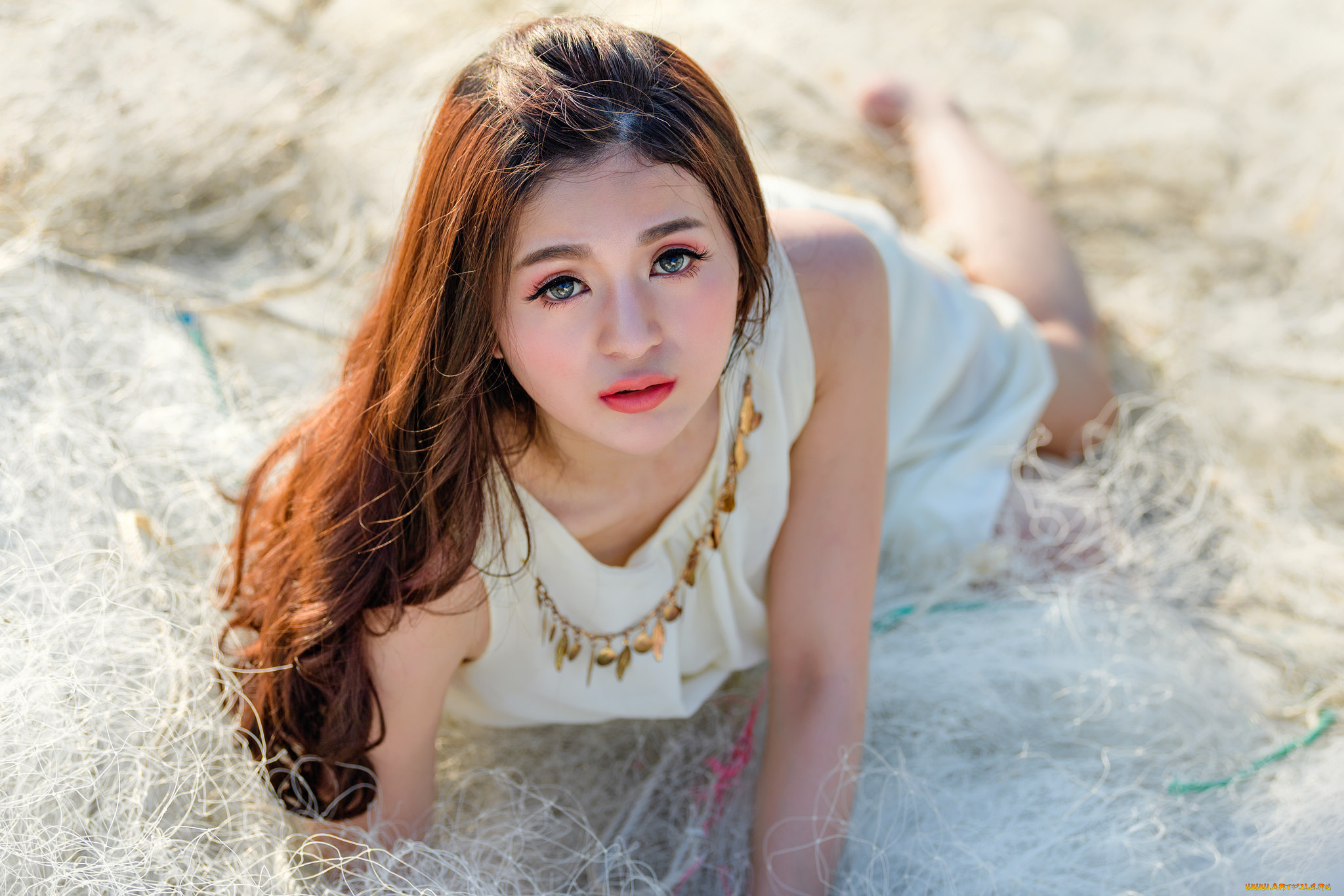 девушки, -unsort, , азиатки, наряд, платье, поза, модель, азиатка