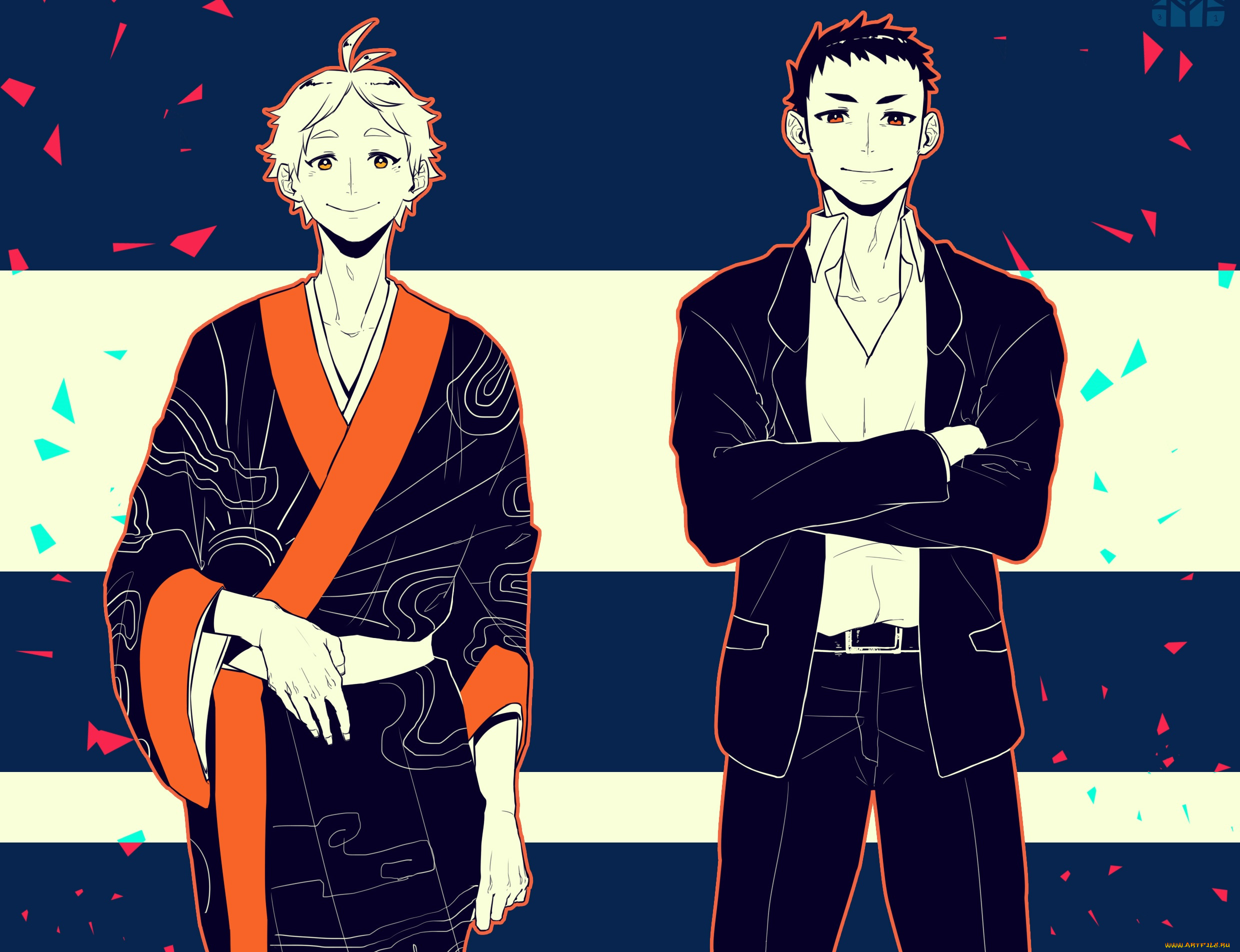 аниме, haikyuu, волейбол