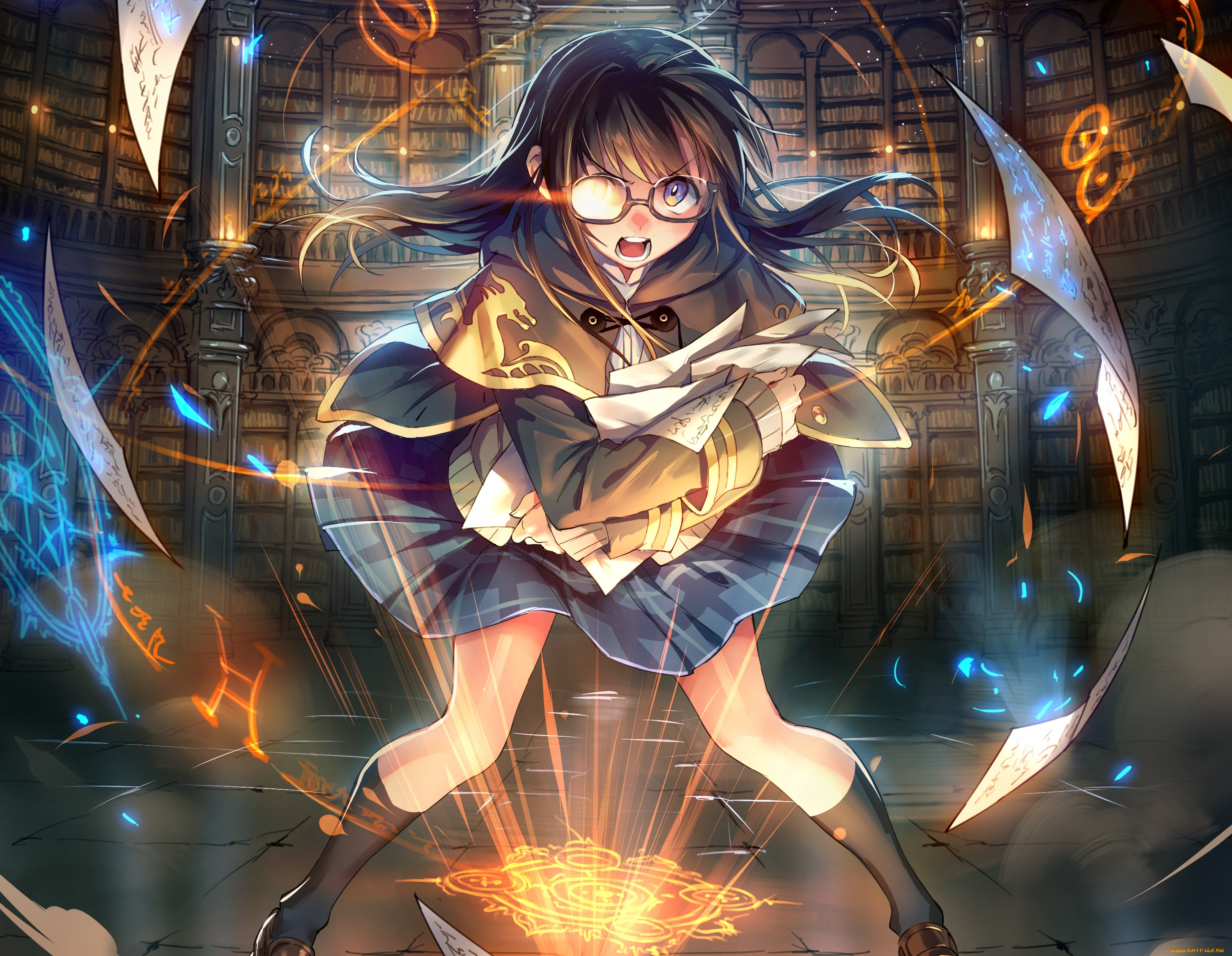 аниме, shingeki, no, bahamut, shingeki, no, bahamut