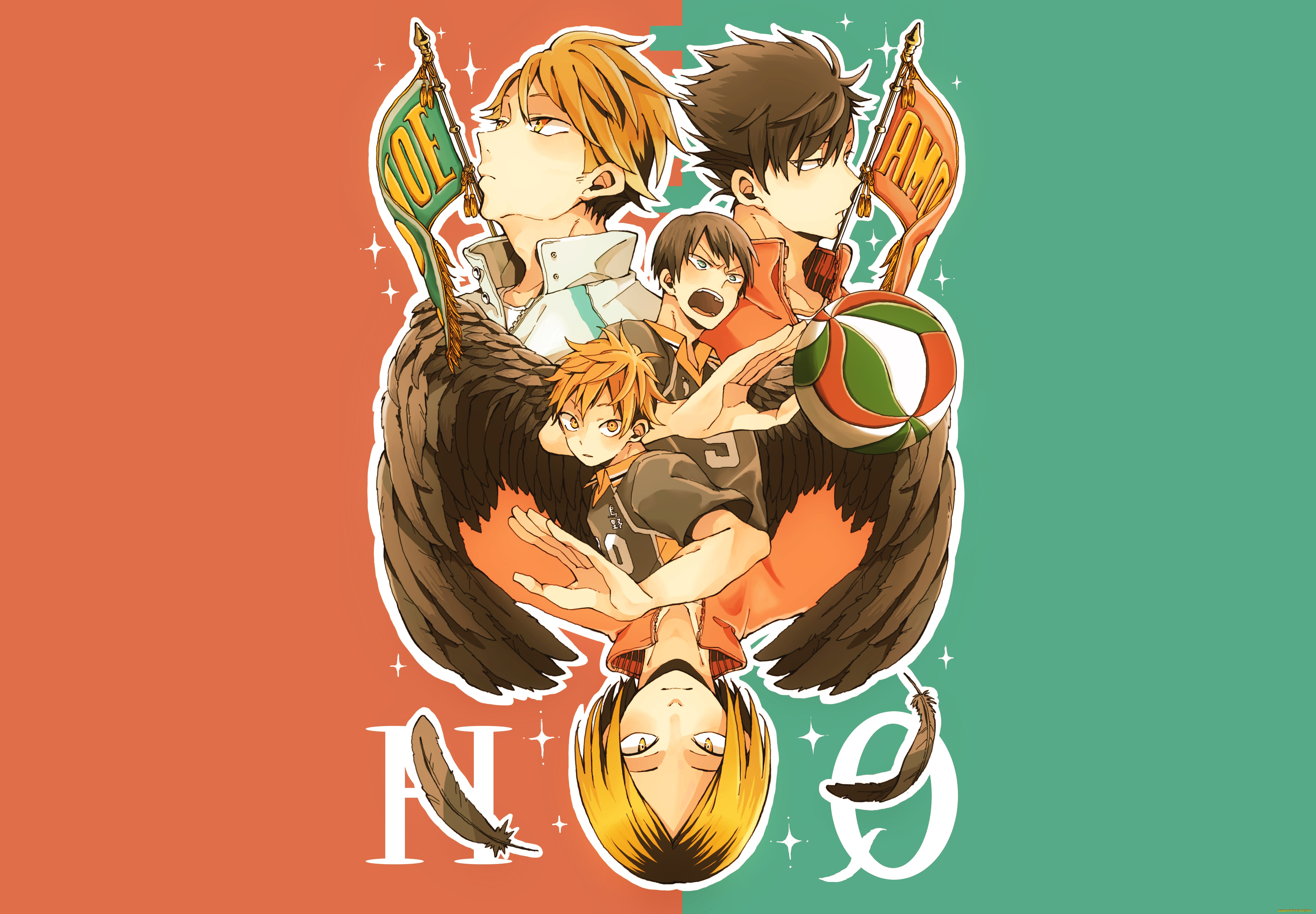 аниме, haikyuu, волейбол