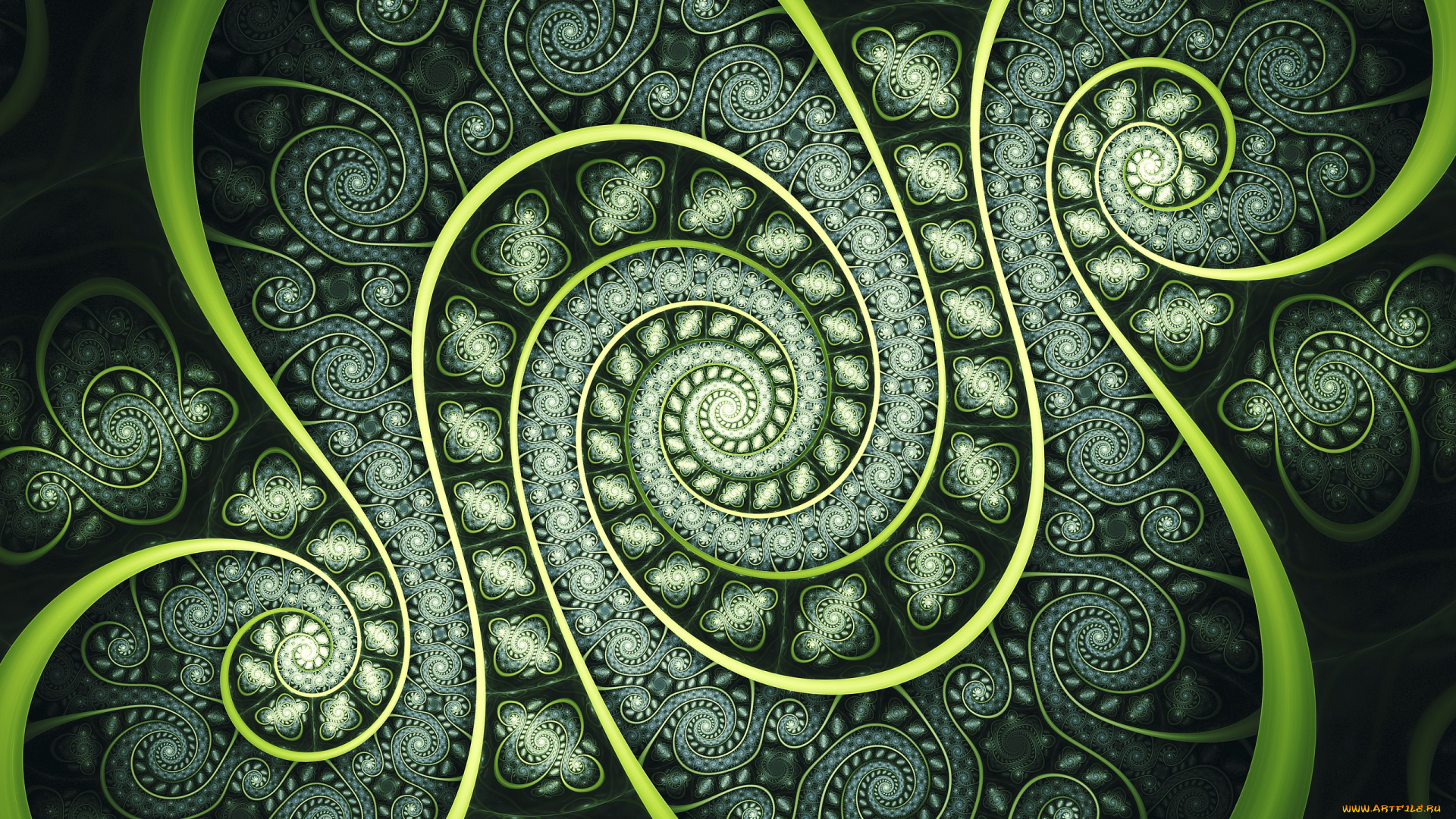 3д, графика, фракталы, , fractal, узор, фон, цвет