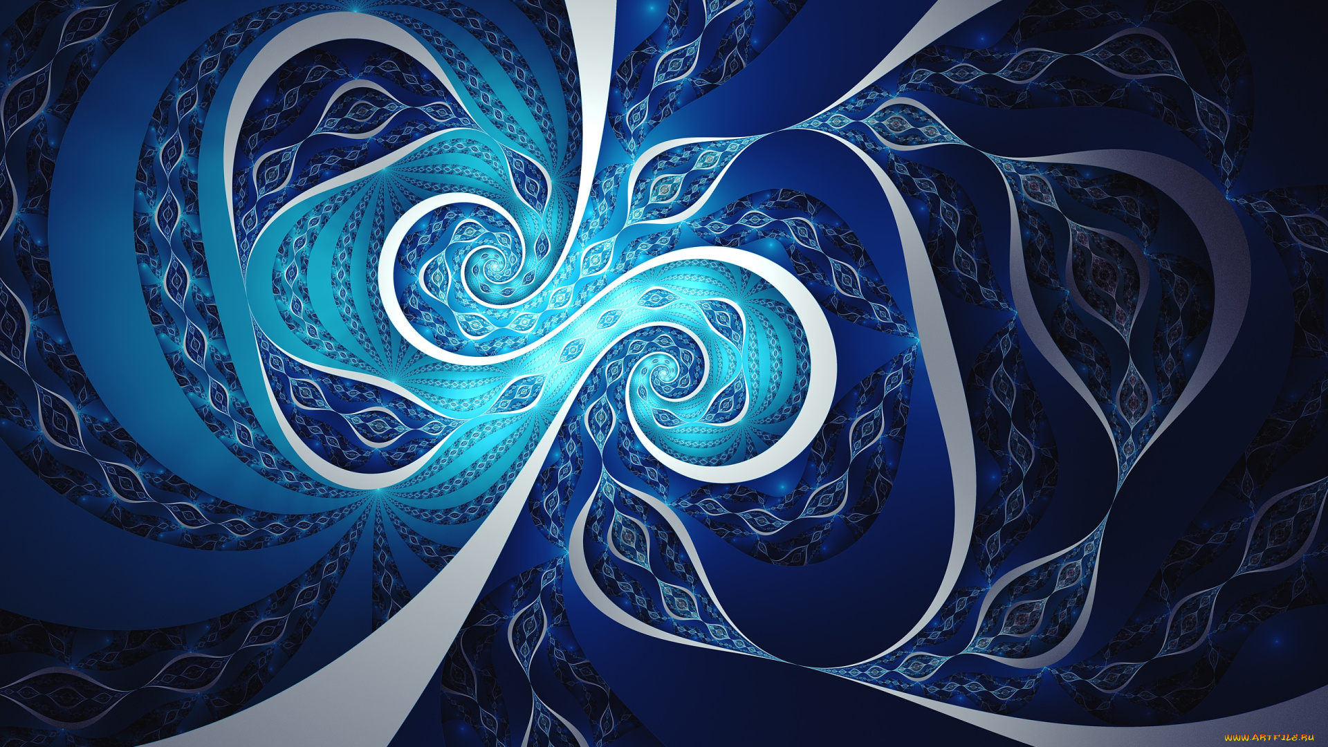 3д, графика, фракталы, , fractal, узор, фон, цвет