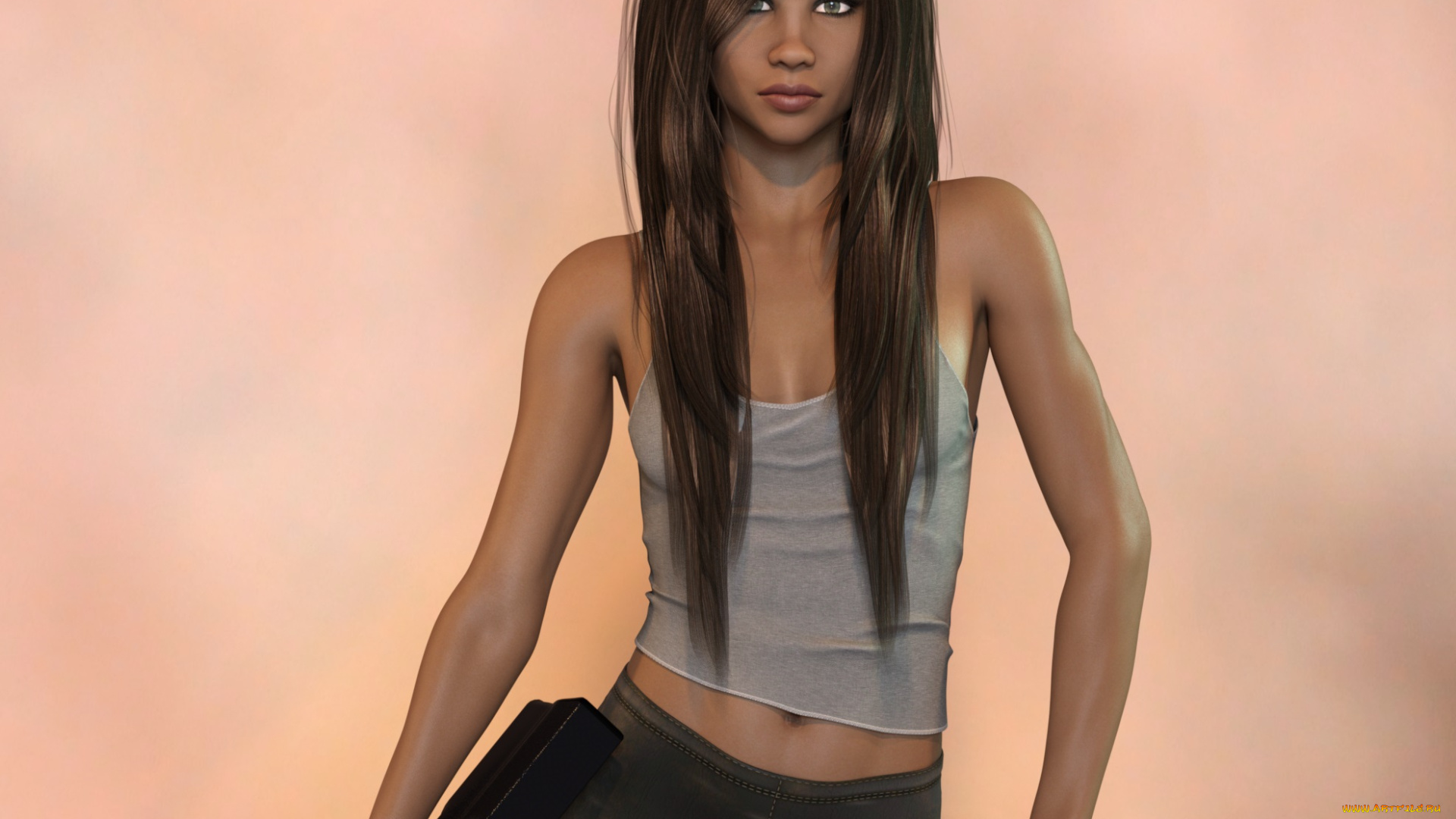 3д, графика, люди, , people, девушка, взгляд, фон