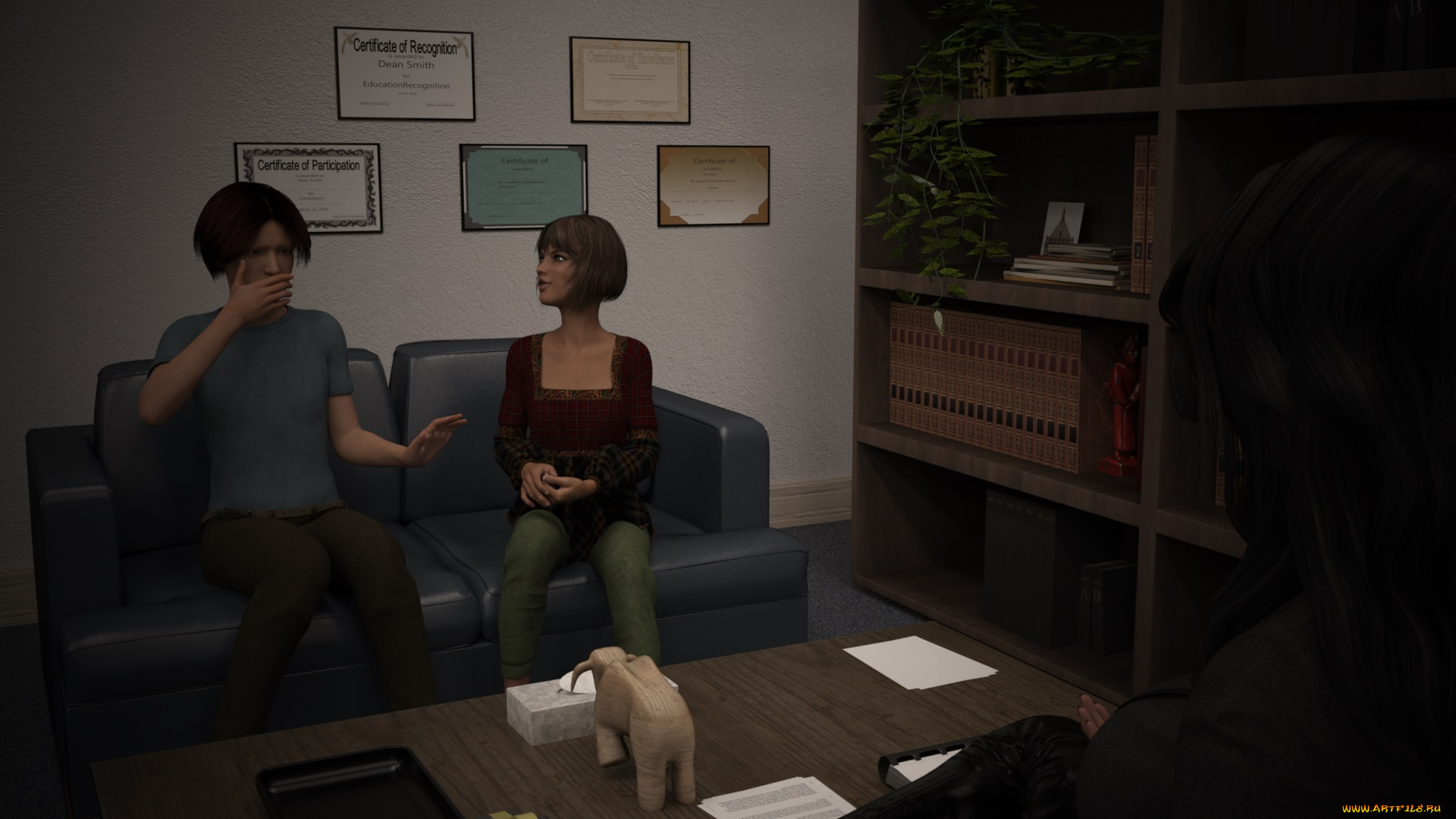 3д, графика, люди, , people, девушка, взгляд, фон, парень