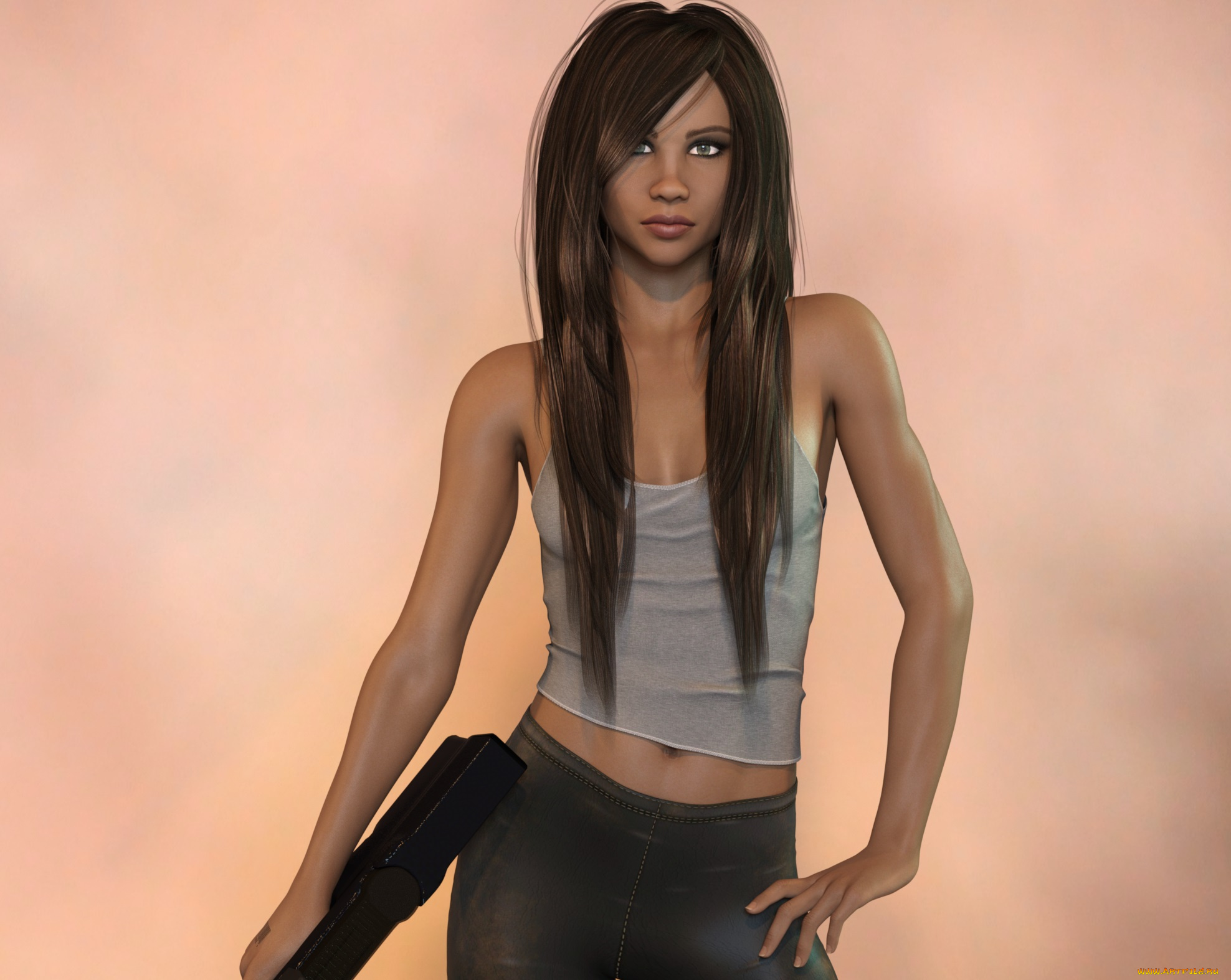 3д, графика, люди, , people, девушка, взгляд, фон