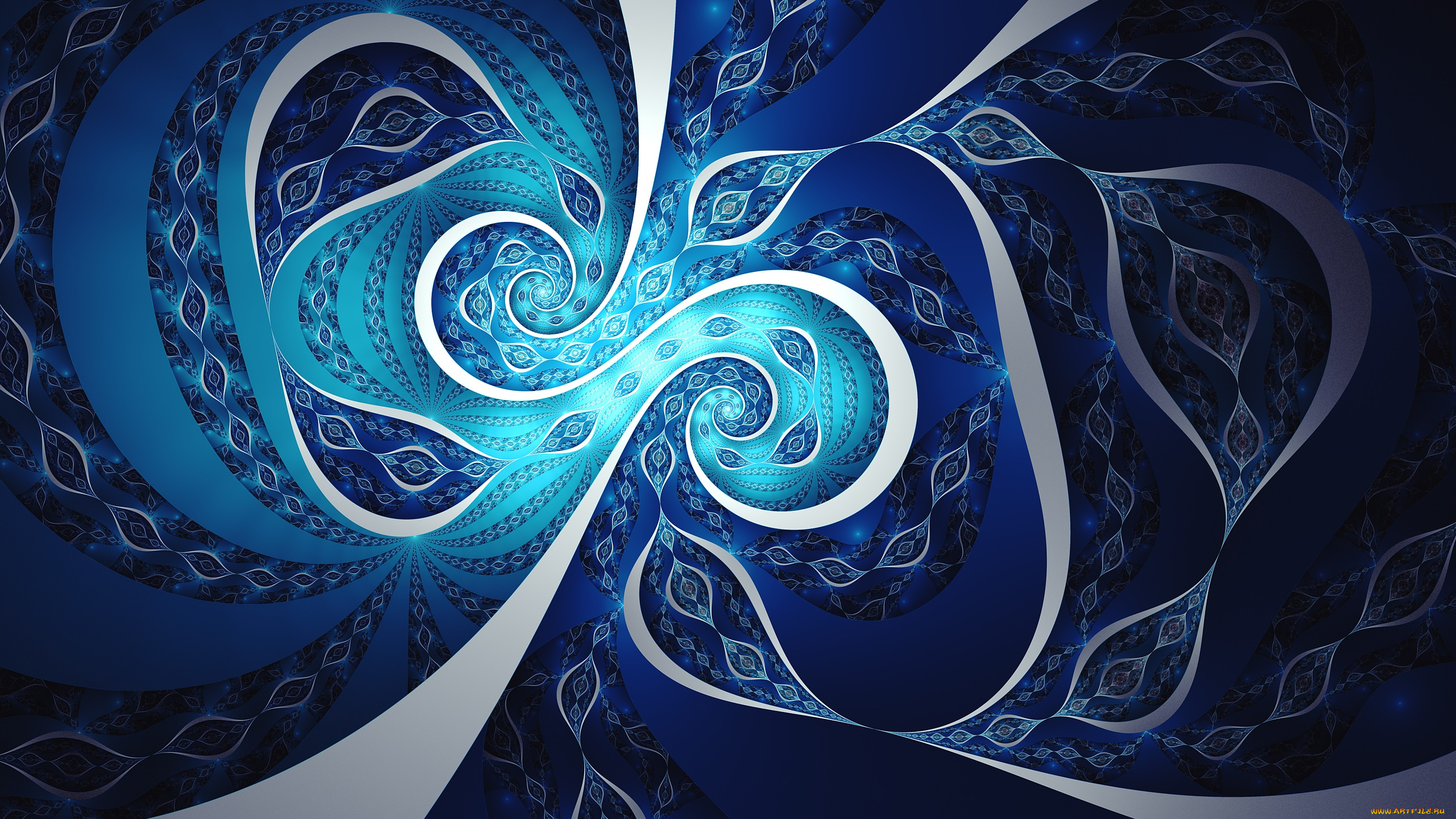 3д, графика, фракталы, , fractal, узор, фон, цвет