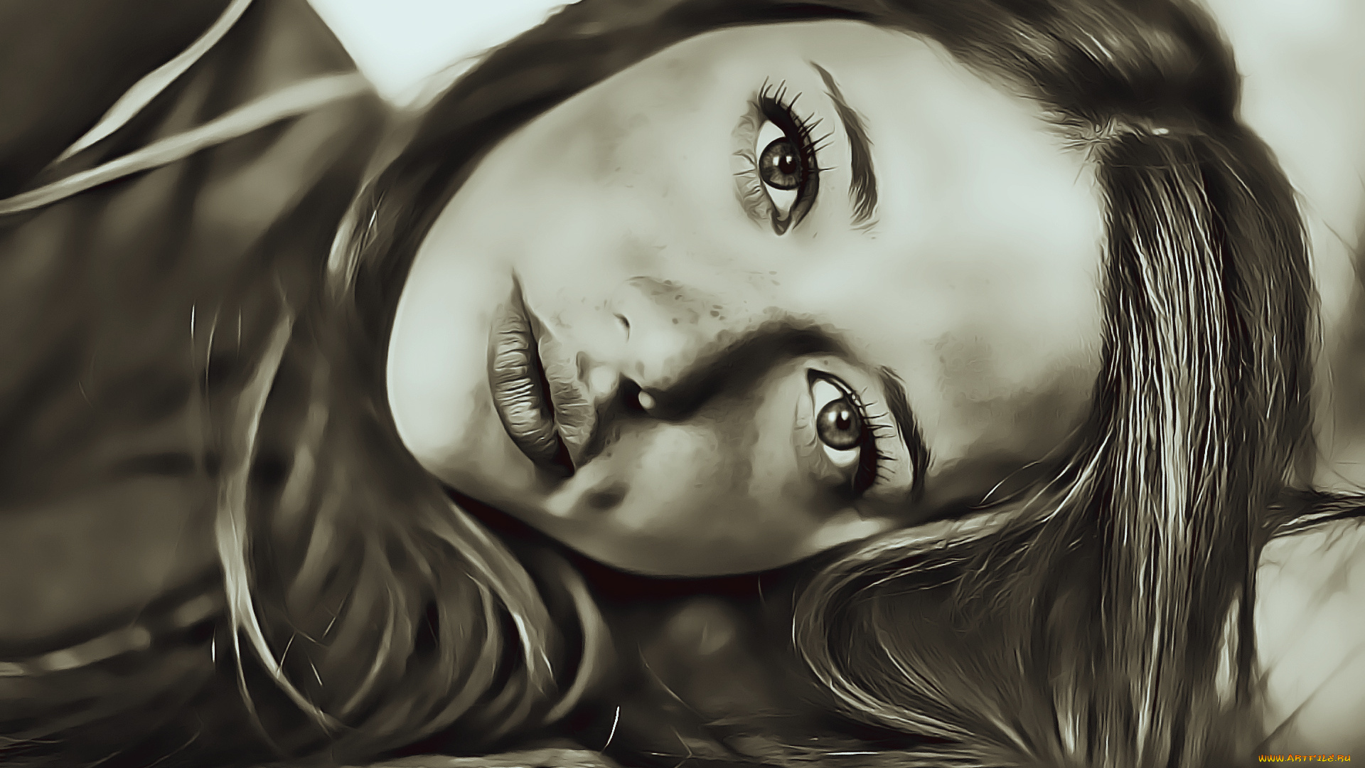 календари, компьютерный, дизайн, calendar, женщина, лицо, девушка, взгляд, 2019