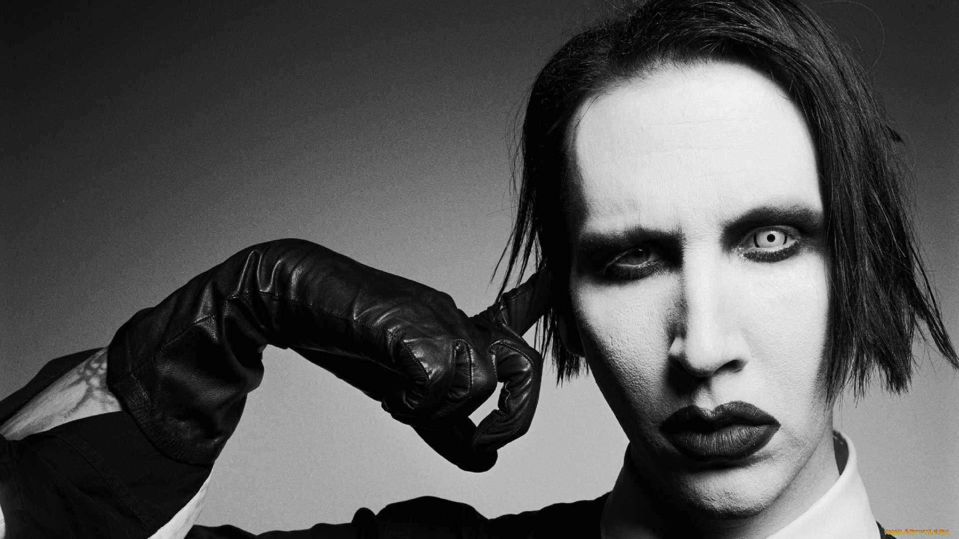 музыка, marilyn, manson, тату, перчатка, лицо, мэрилин, менсон, глаз
