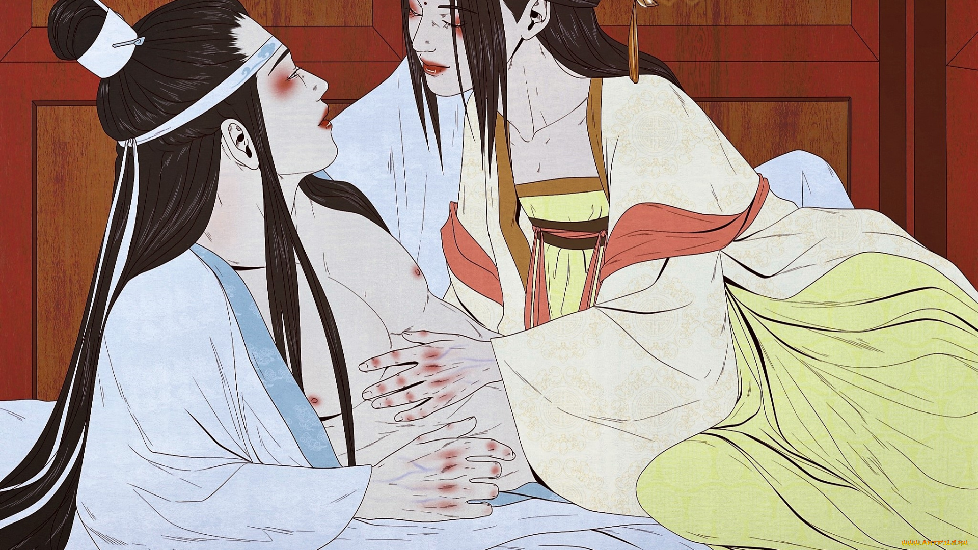 аниме, mo, dao, zu, shi, вэй, усянь, лань, ванцзы, платье