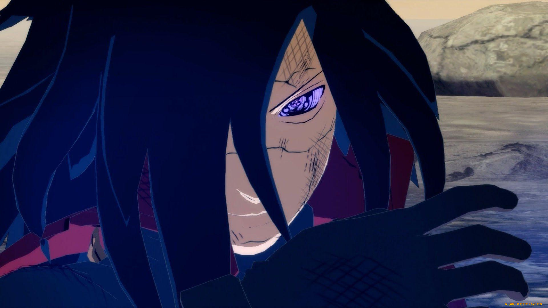 аниме, naruto, учиха, мадара