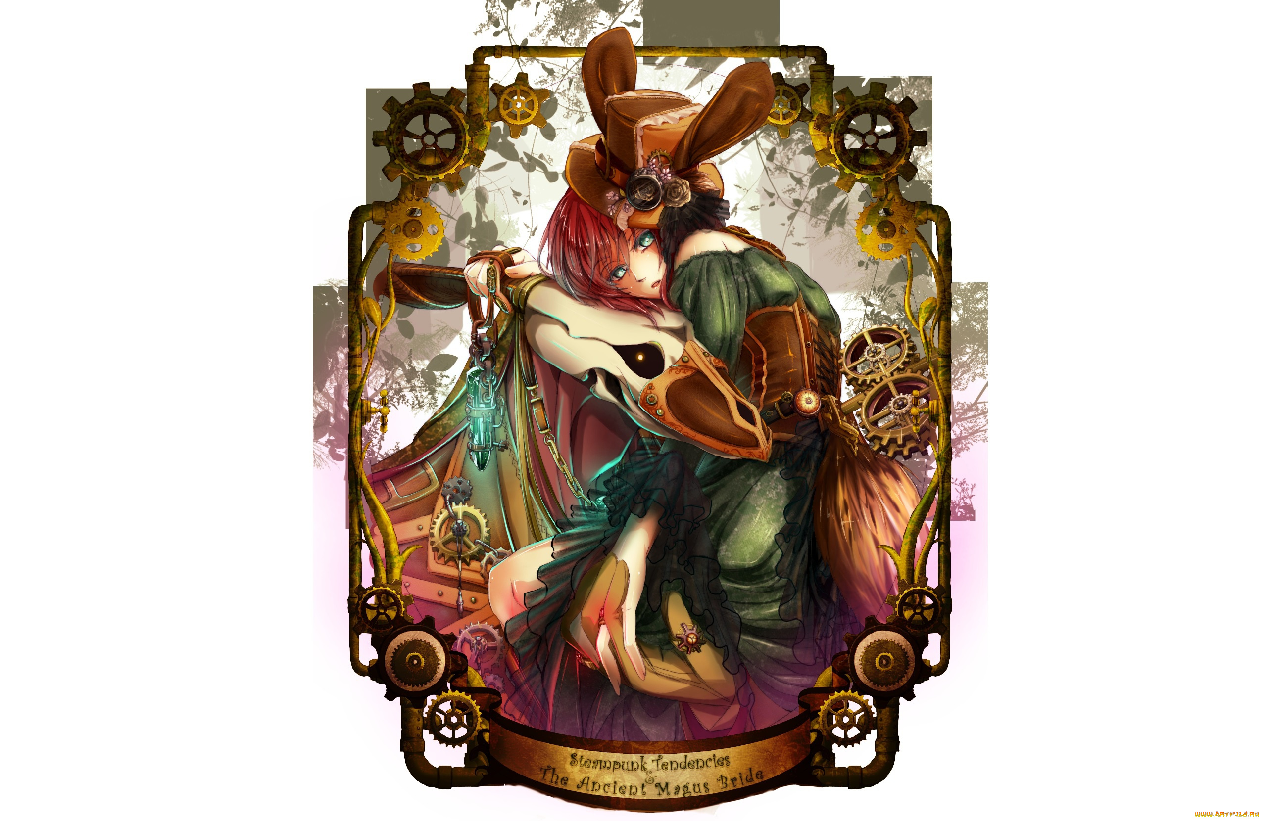 аниме, mahou, tsukai, no, yome, невеста, чародея