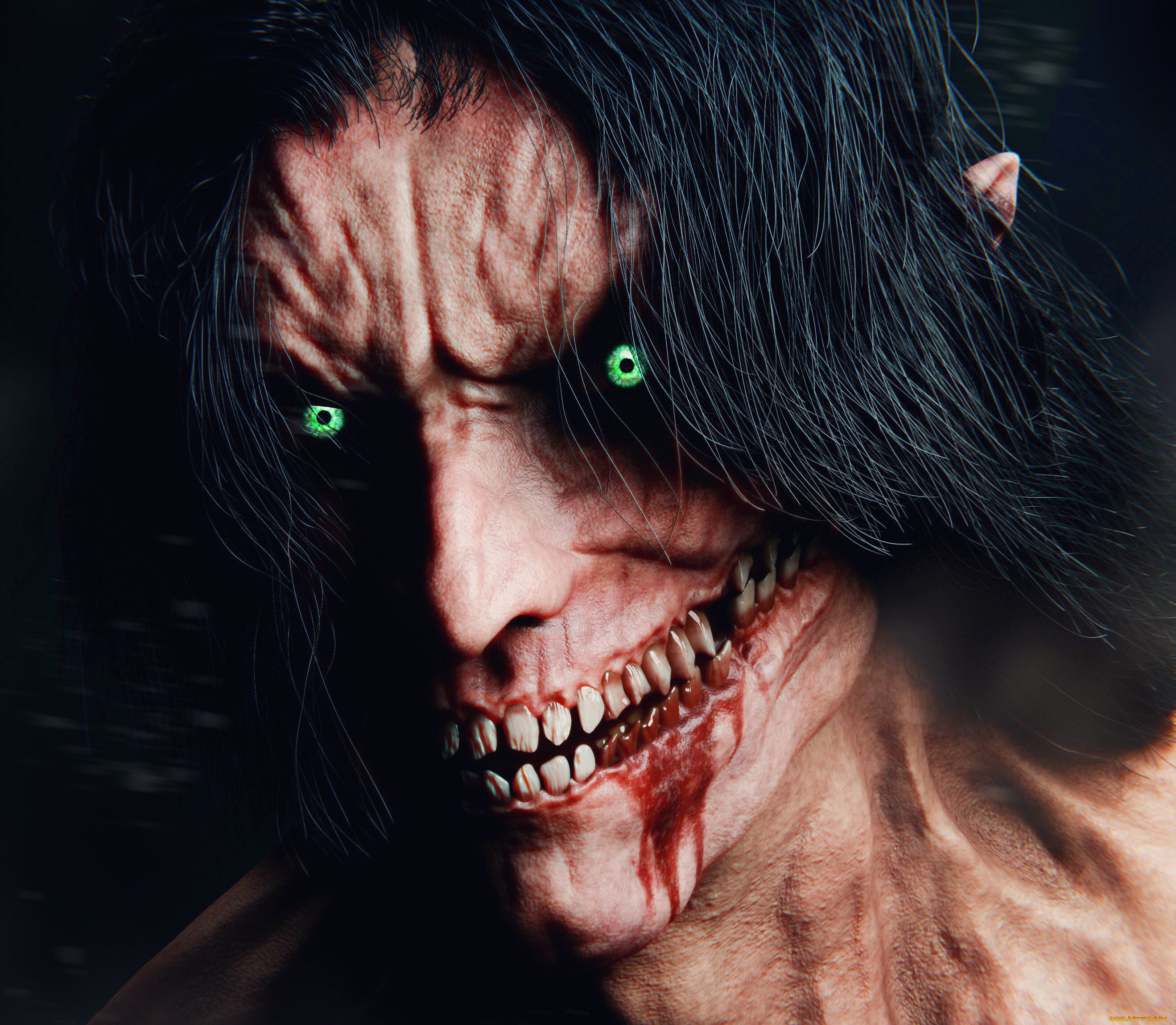 аниме, shingeki, no, kyojin, атака, титанов