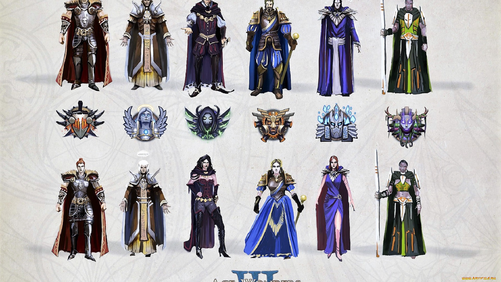 age, of, wonders, iii, видео, игры, персонажи