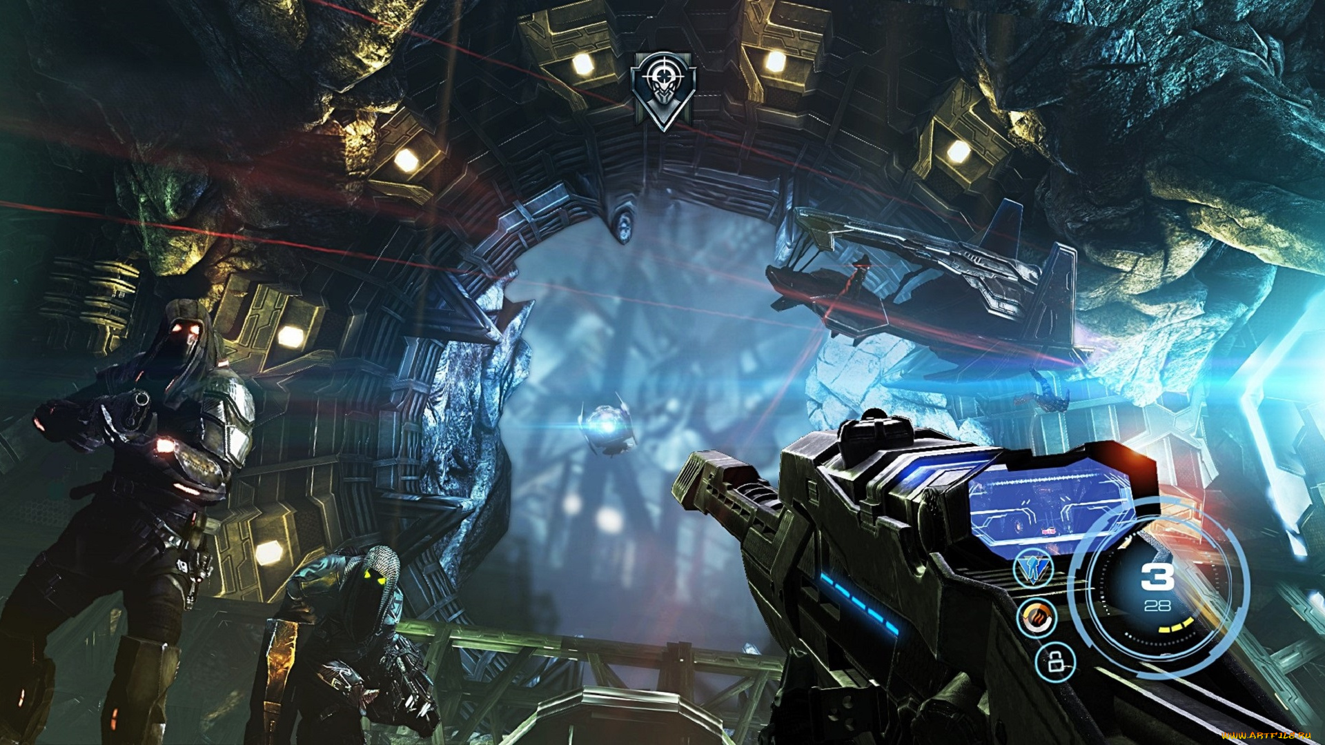 видео, игры, alien, rage, оружие, бой, враги, станция