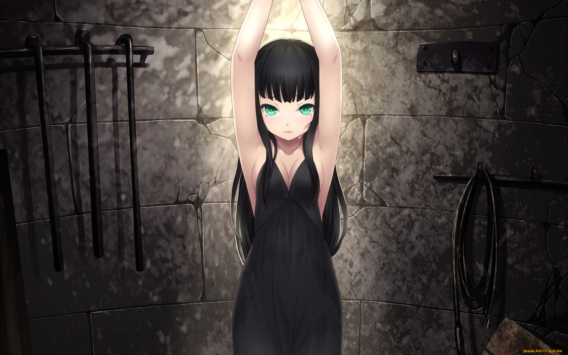 аниме, black, rock, shooter, девочка, камера