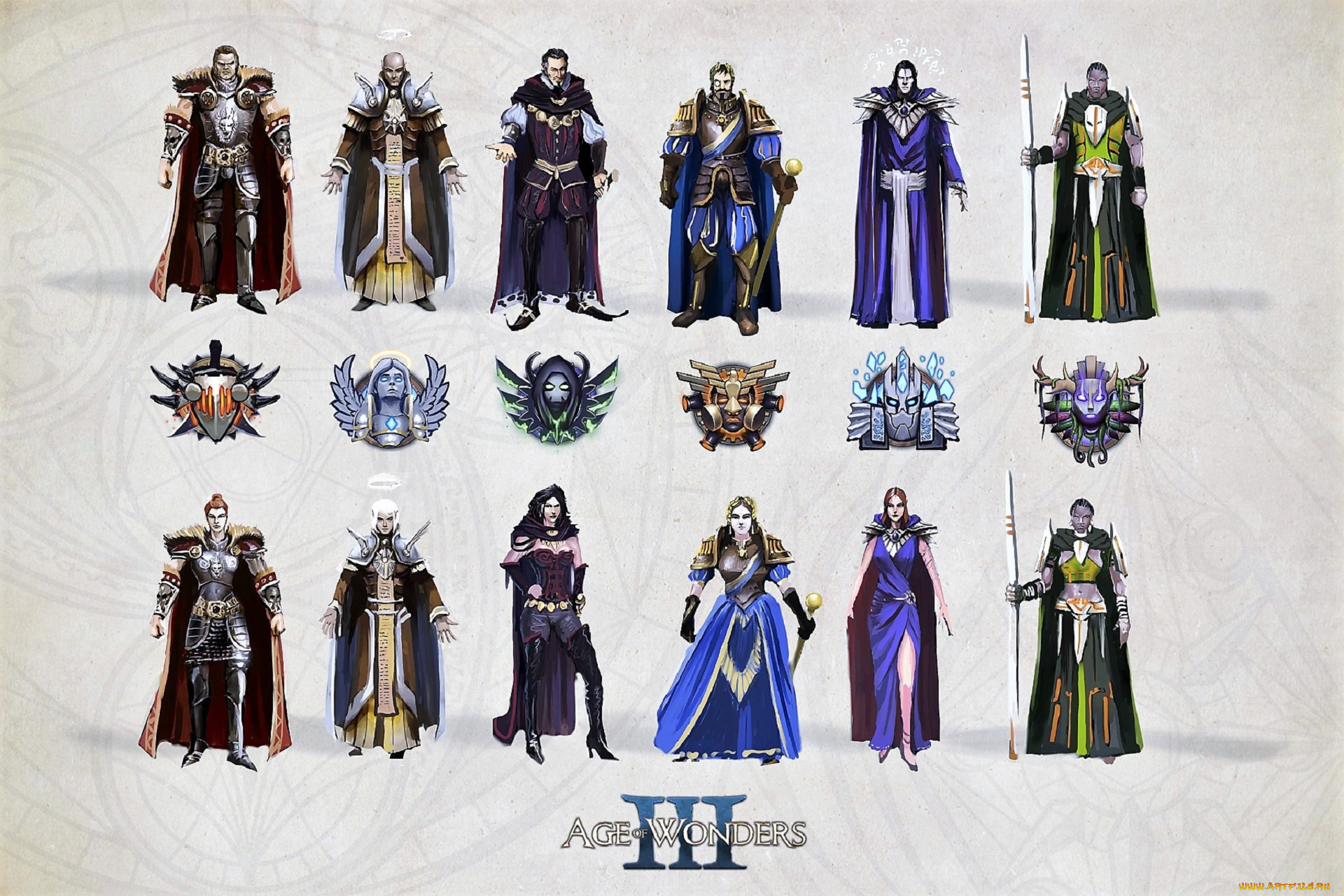 age, of, wonders, iii, видео, игры, персонажи
