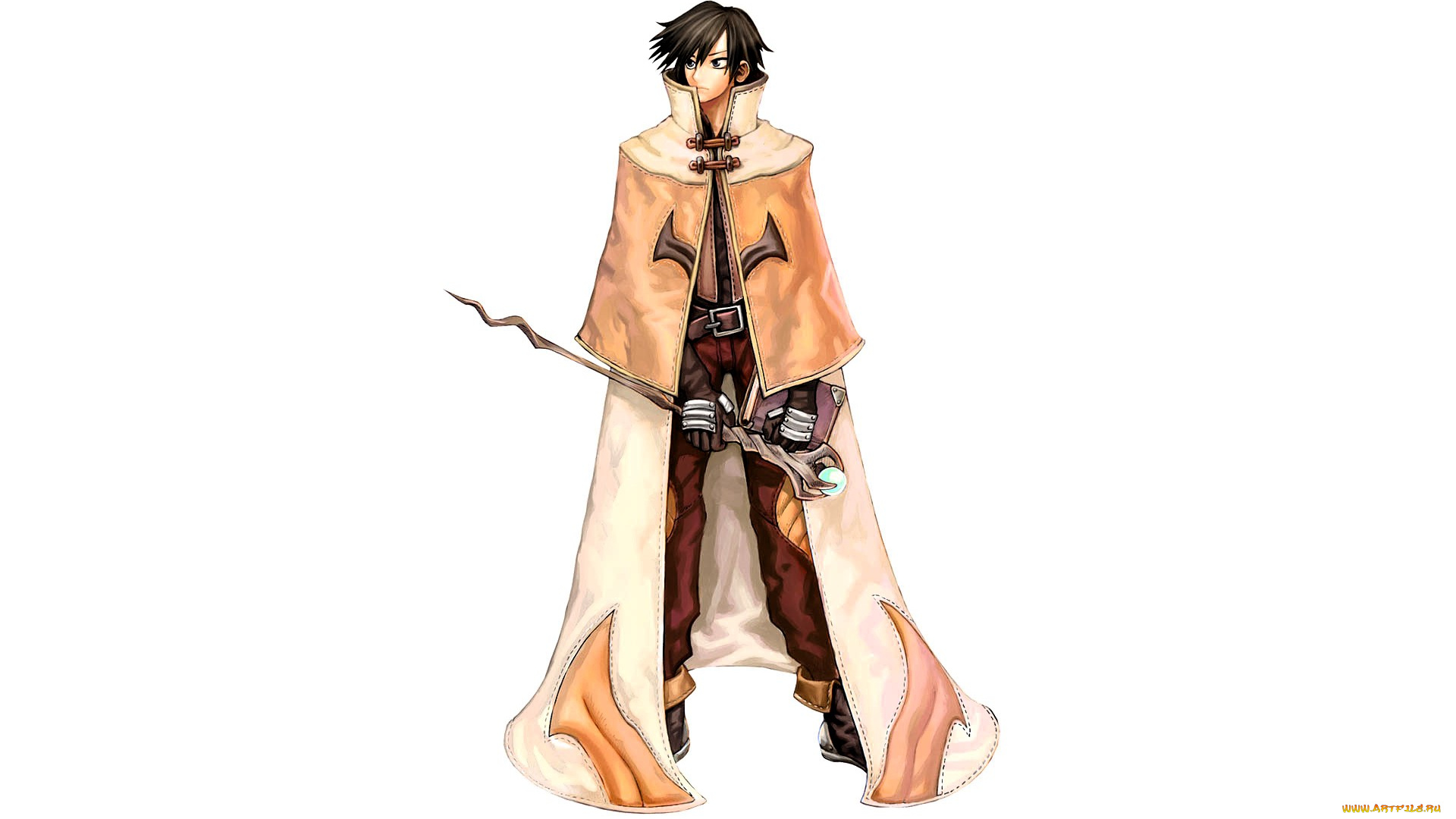 видео, игры, ragnarok, online, персонаж, парень, плащ, посох