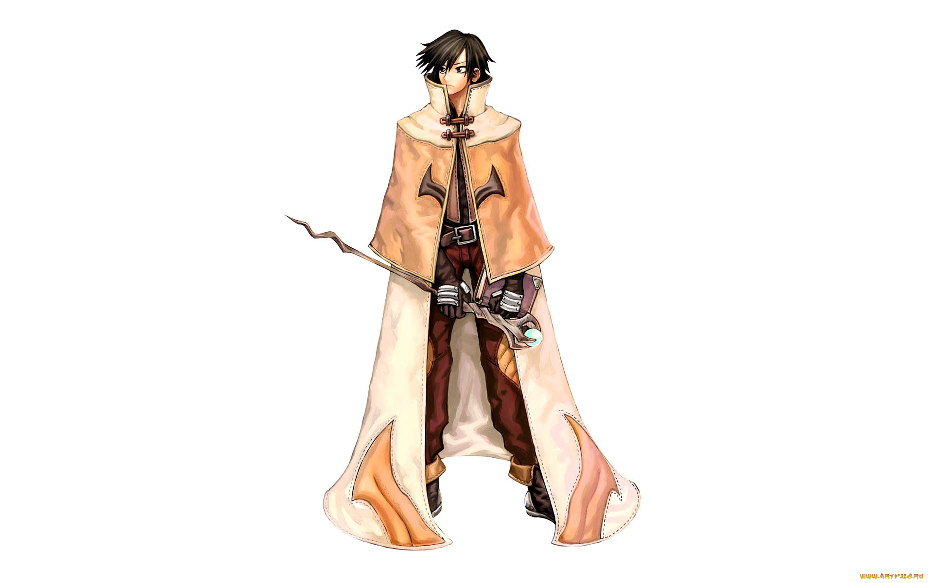 видео, игры, ragnarok, online, персонаж, парень, плащ, посох