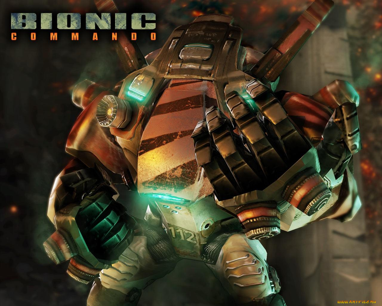 bionic, commando, видео, игры