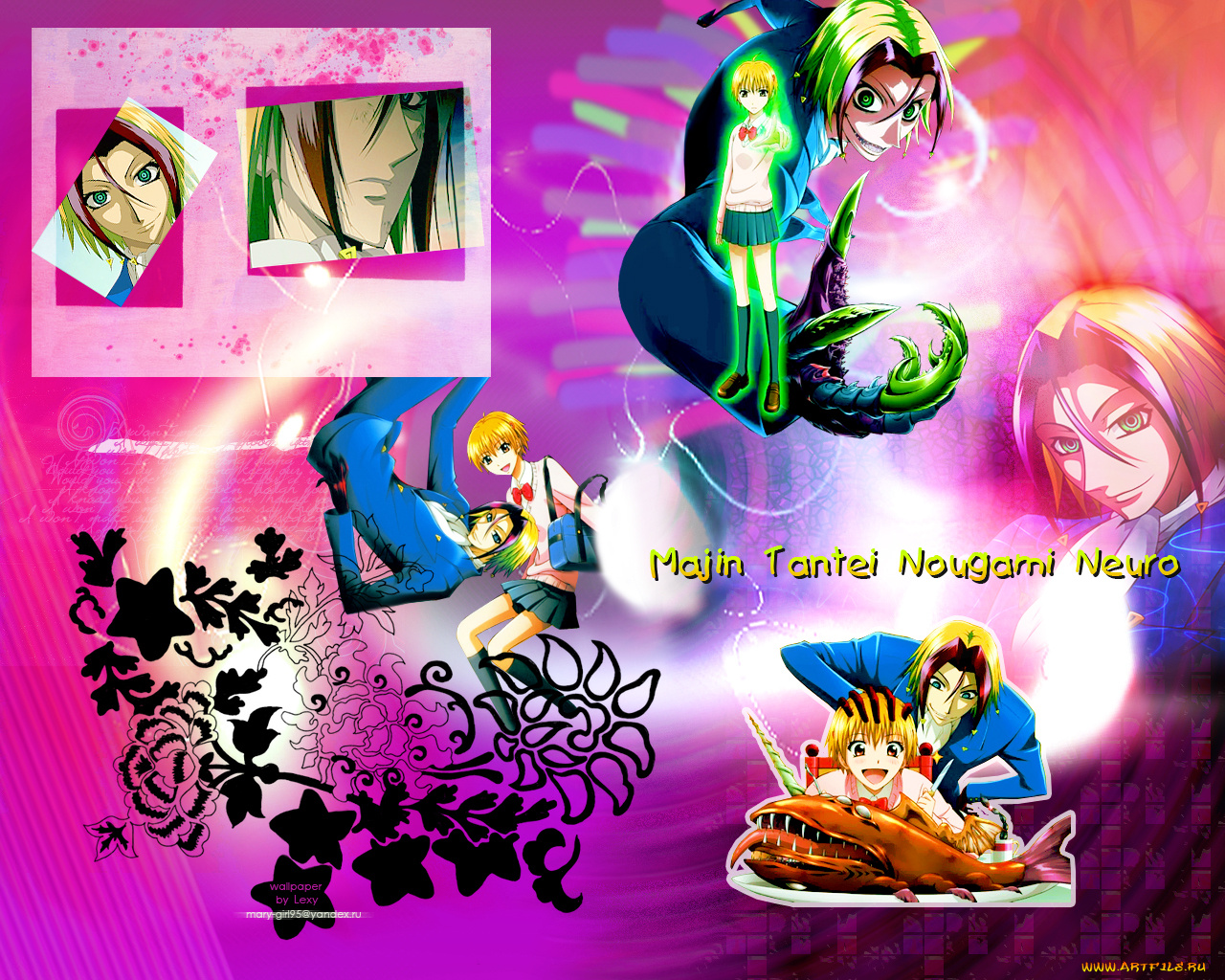 majin, tantei, nougami, neuro, аниме, nogami