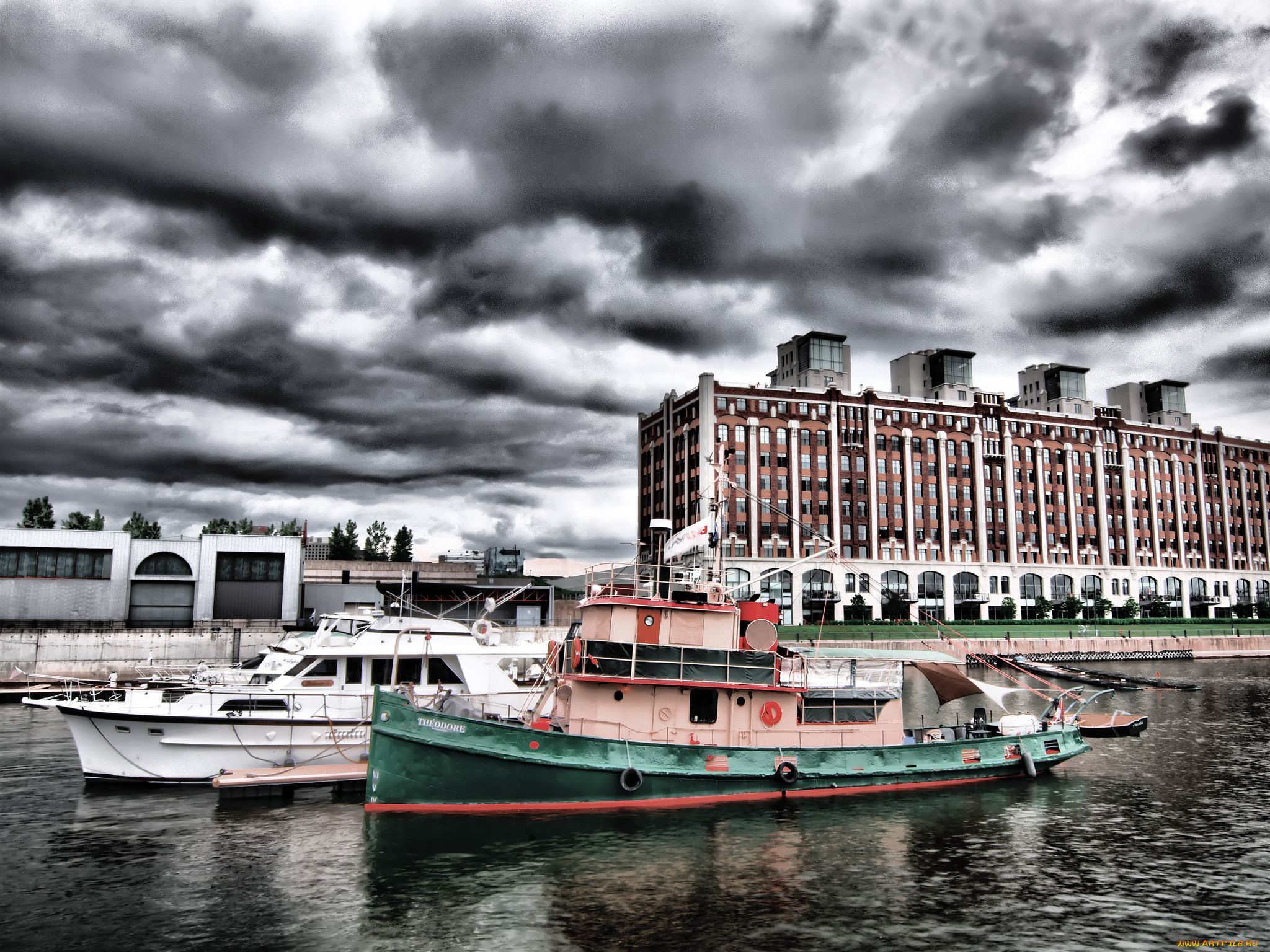 корабли, разные, вместе