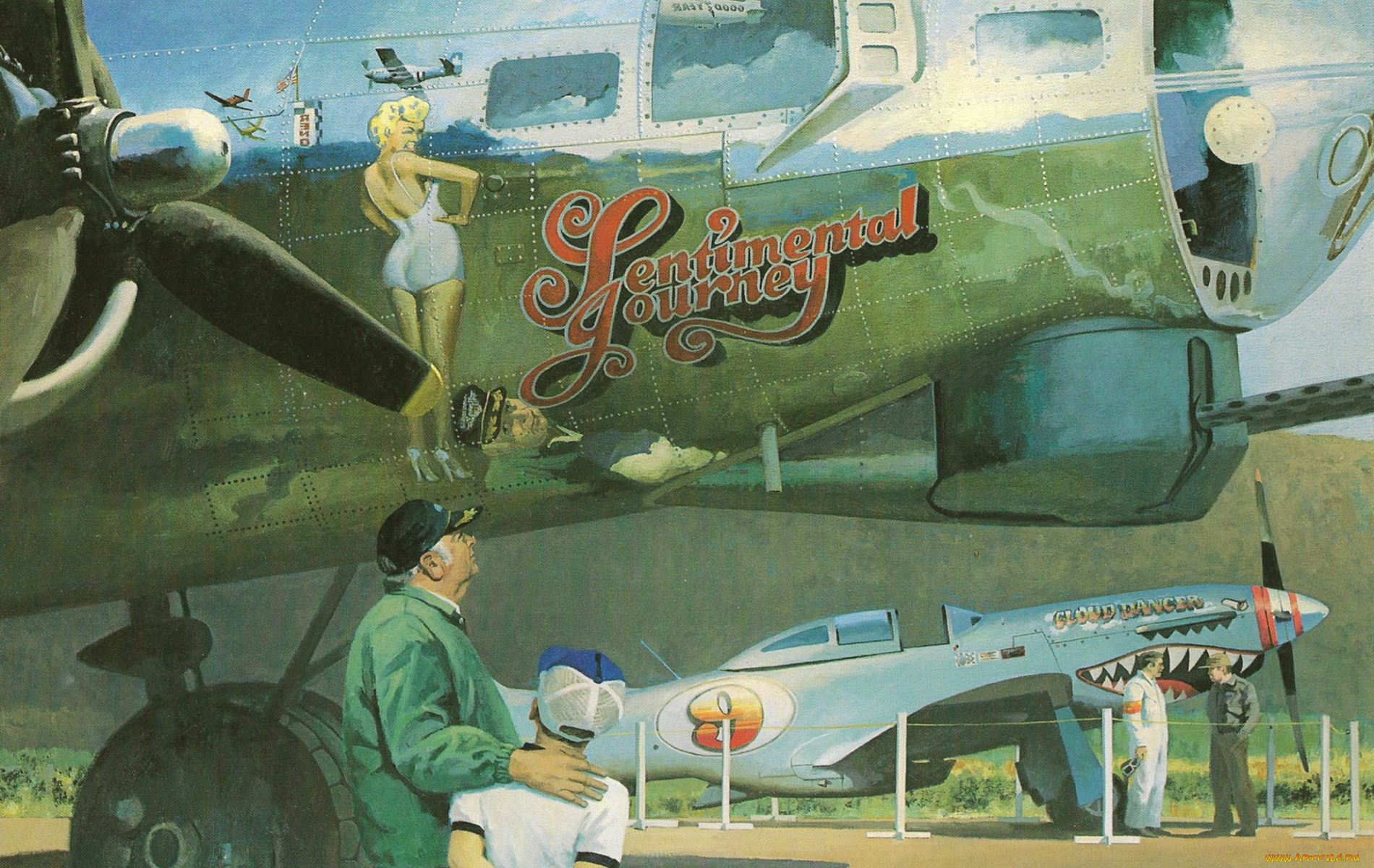 рисованные, люди