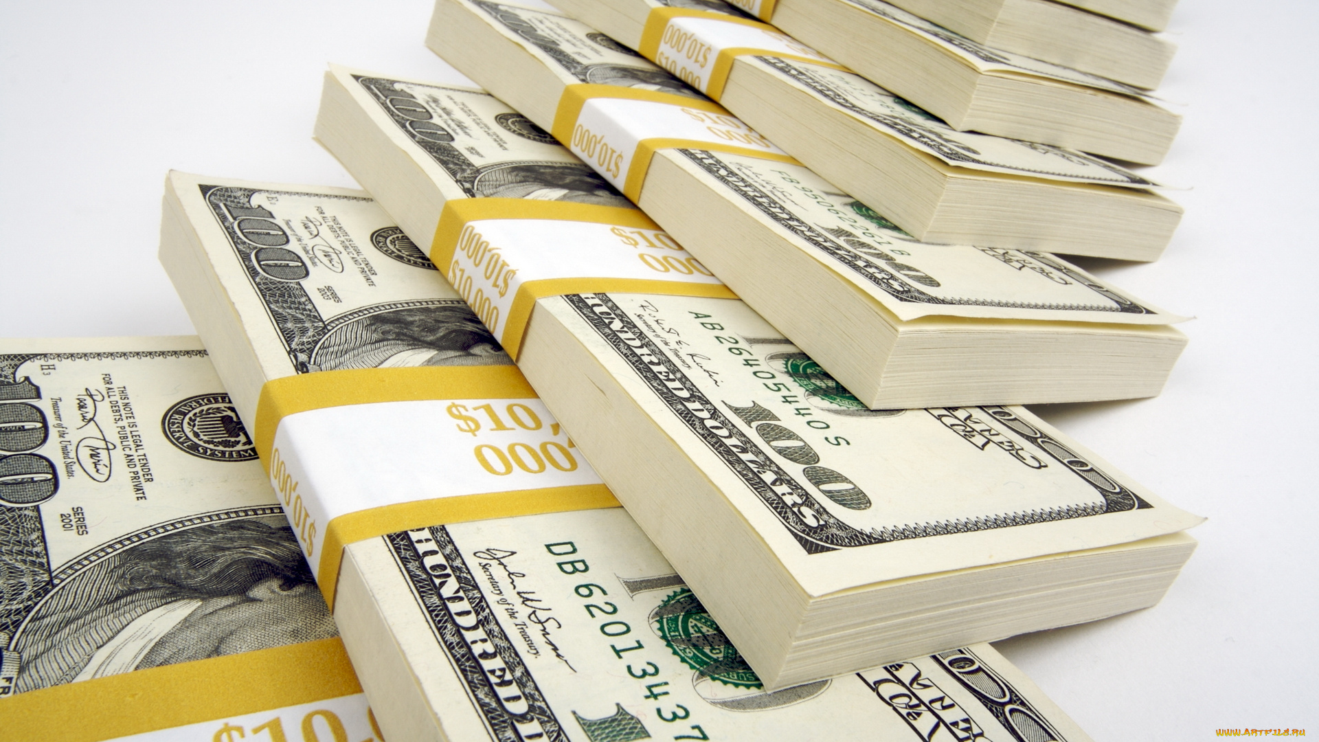 разное, золото, купюры, монеты, пачки, доллары