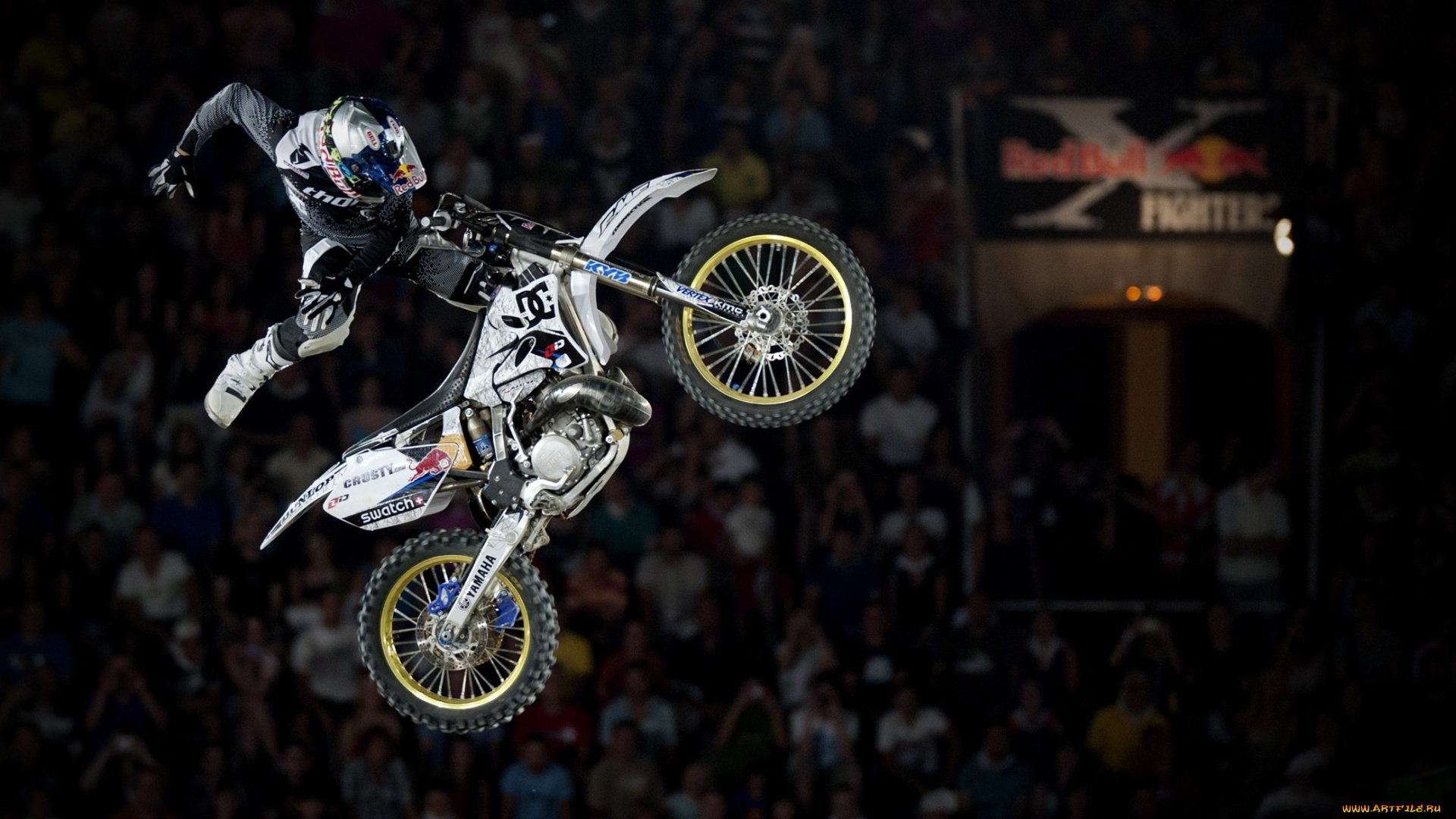 спорт, мотоспорт, полет, мотоцикл