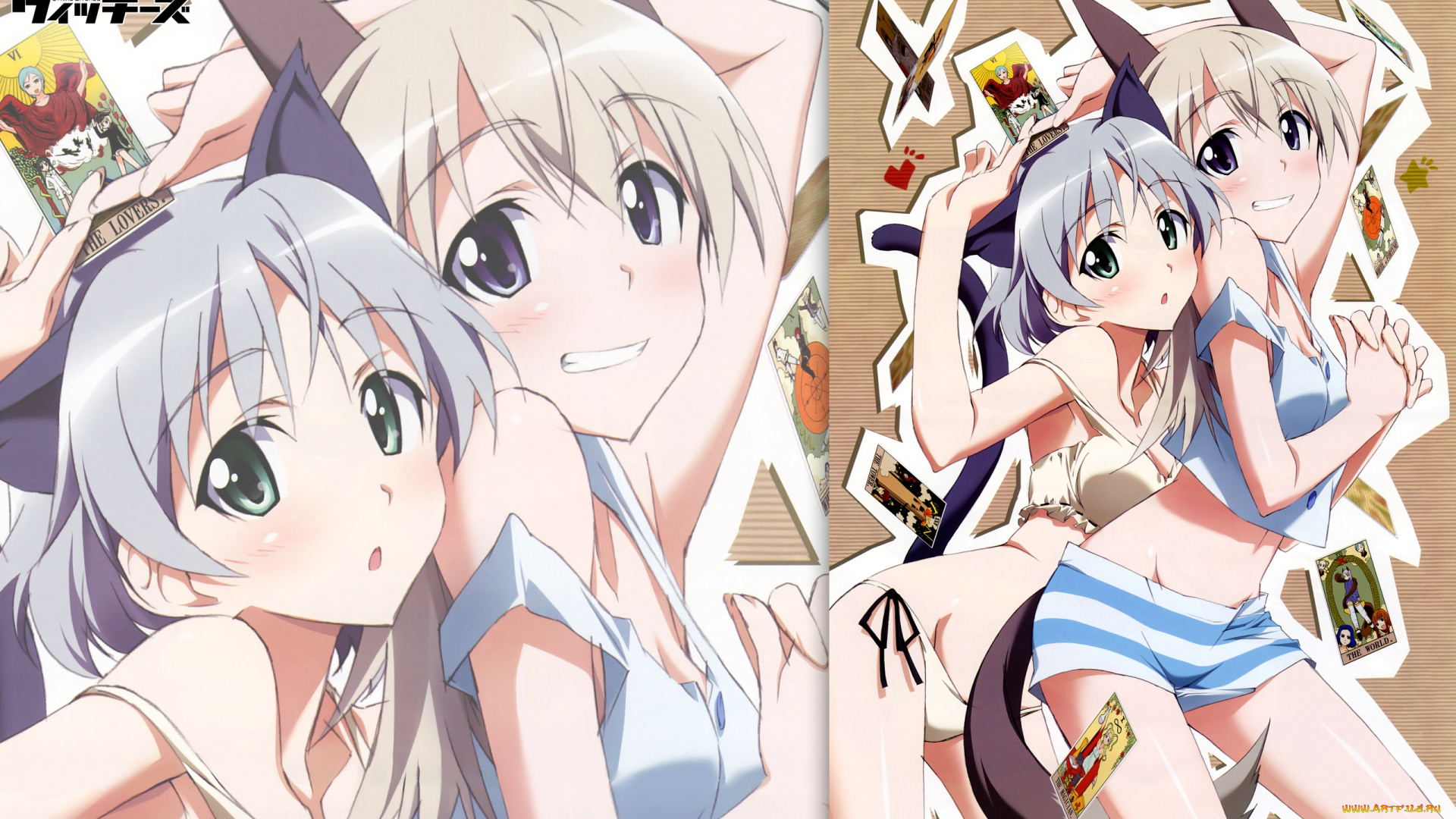 аниме, strike, witches