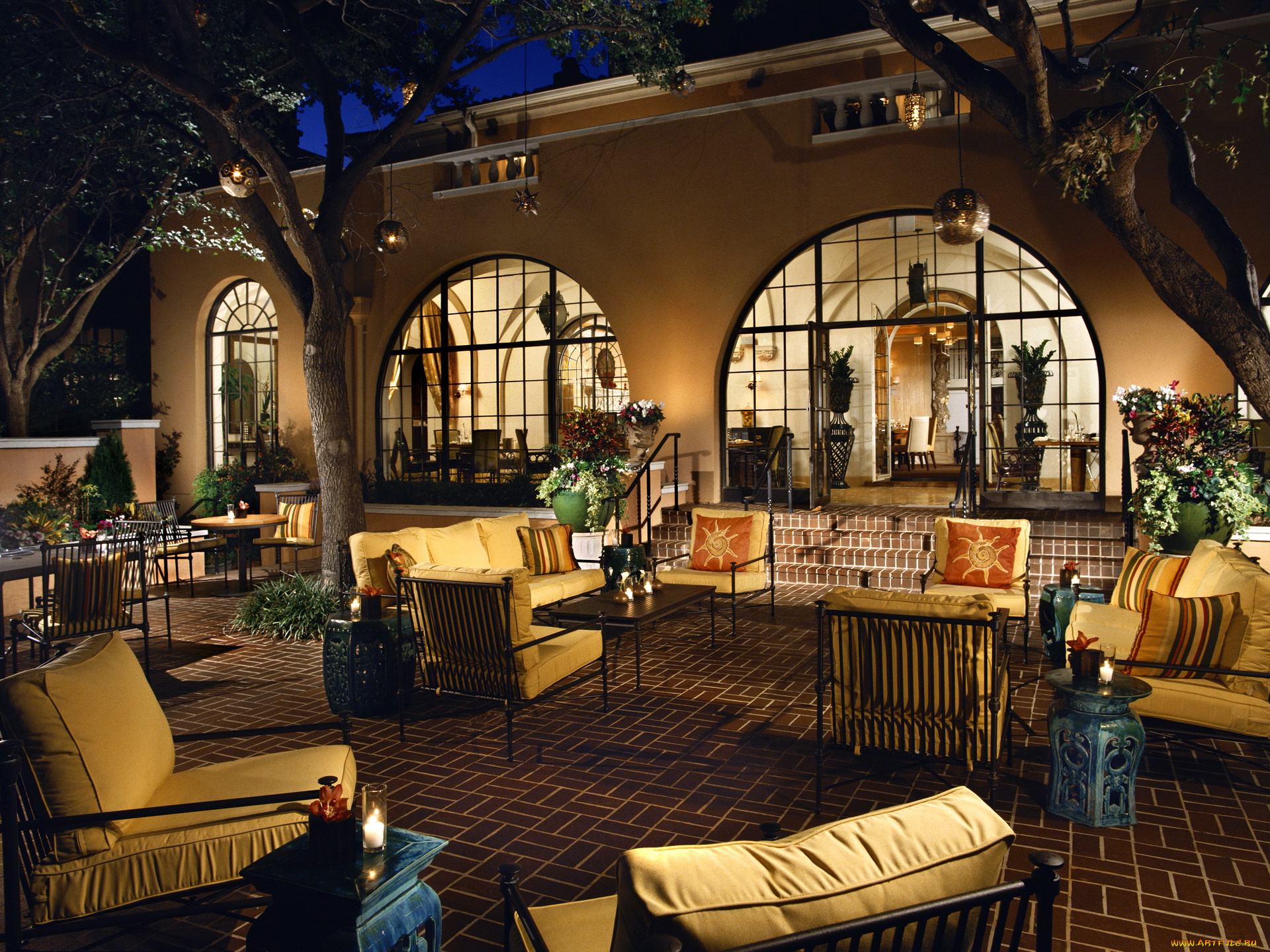 интерьер, веранды, террасы, балконы, терраса