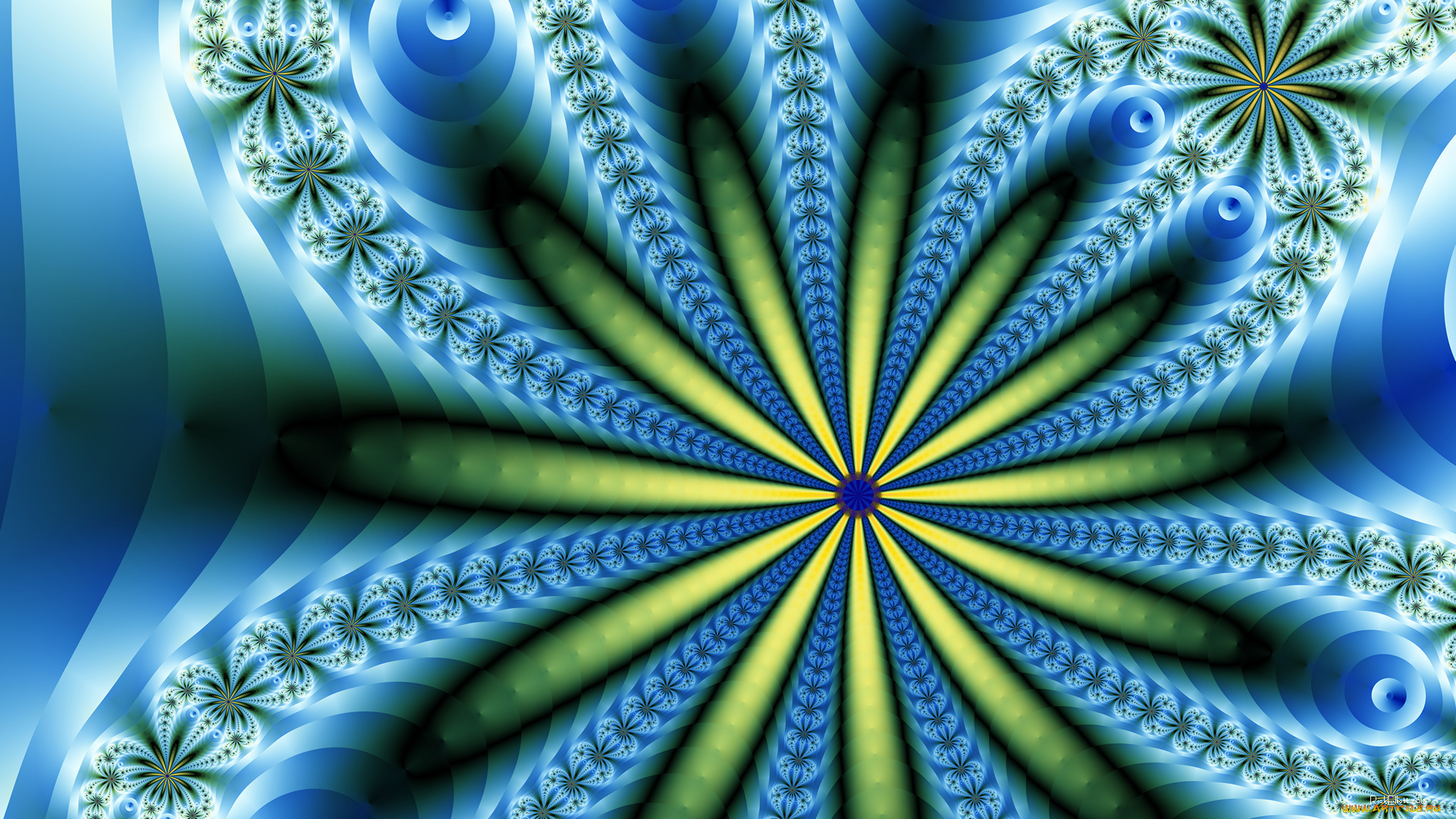 3д, графика, fractal, фракталы, фон, цвета, узор