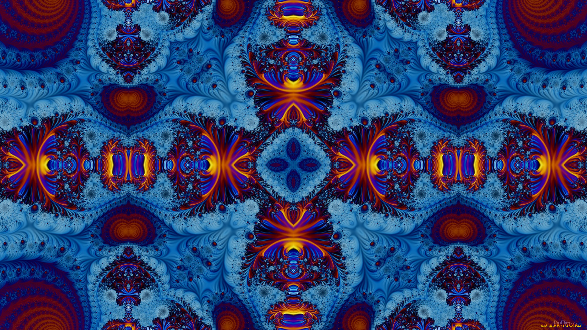 3д, графика, fractal, фракталы, фон, цвета, узор