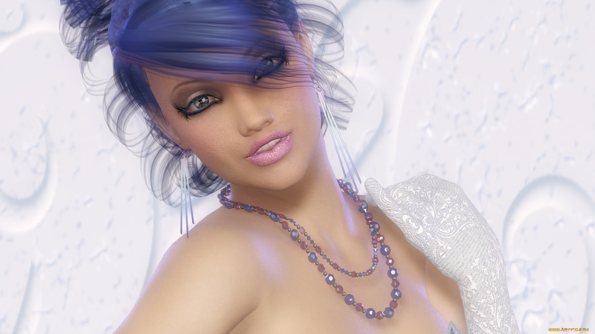 3д, графика, people, люди, взгляд, девушка