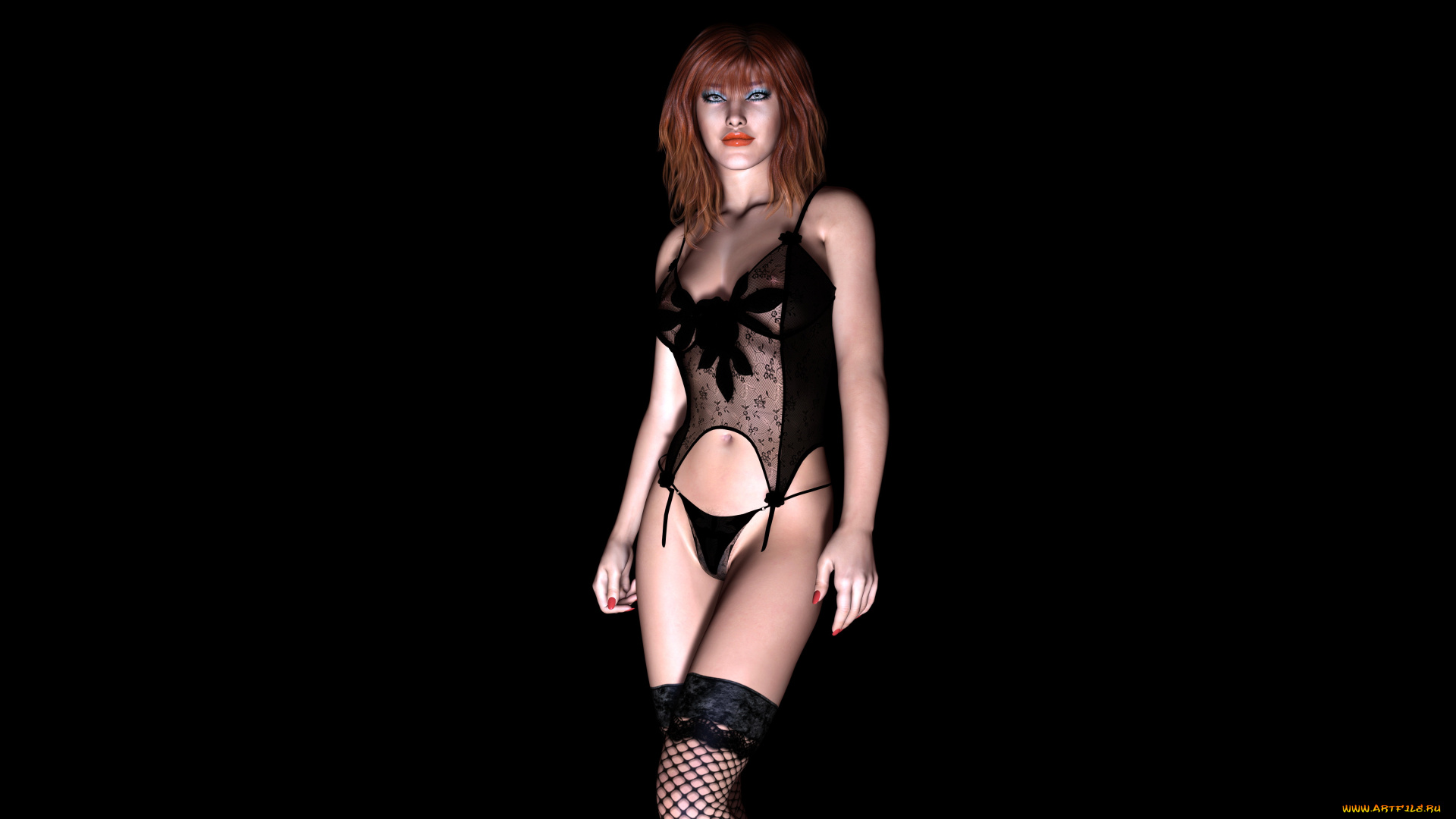 3д, графика, people, люди, взгляд, девушка