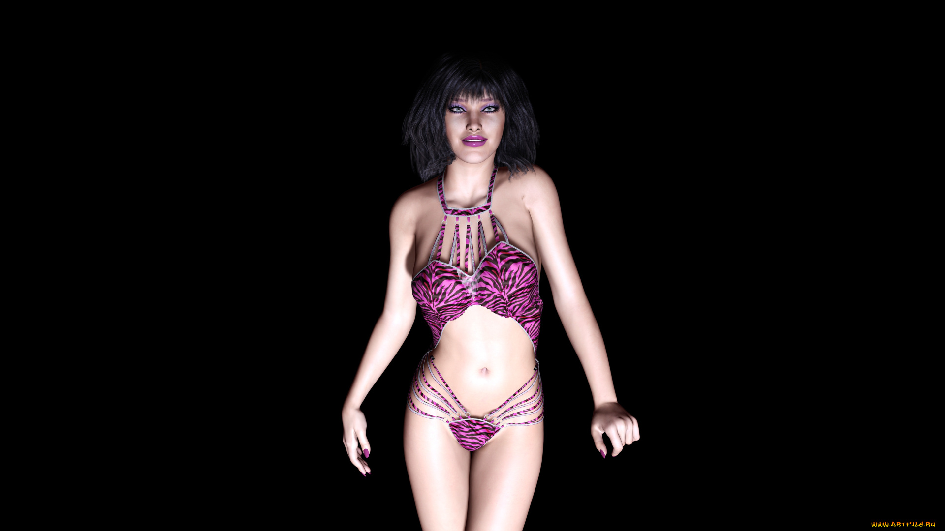 3д, графика, people, люди, взгляд, девушка